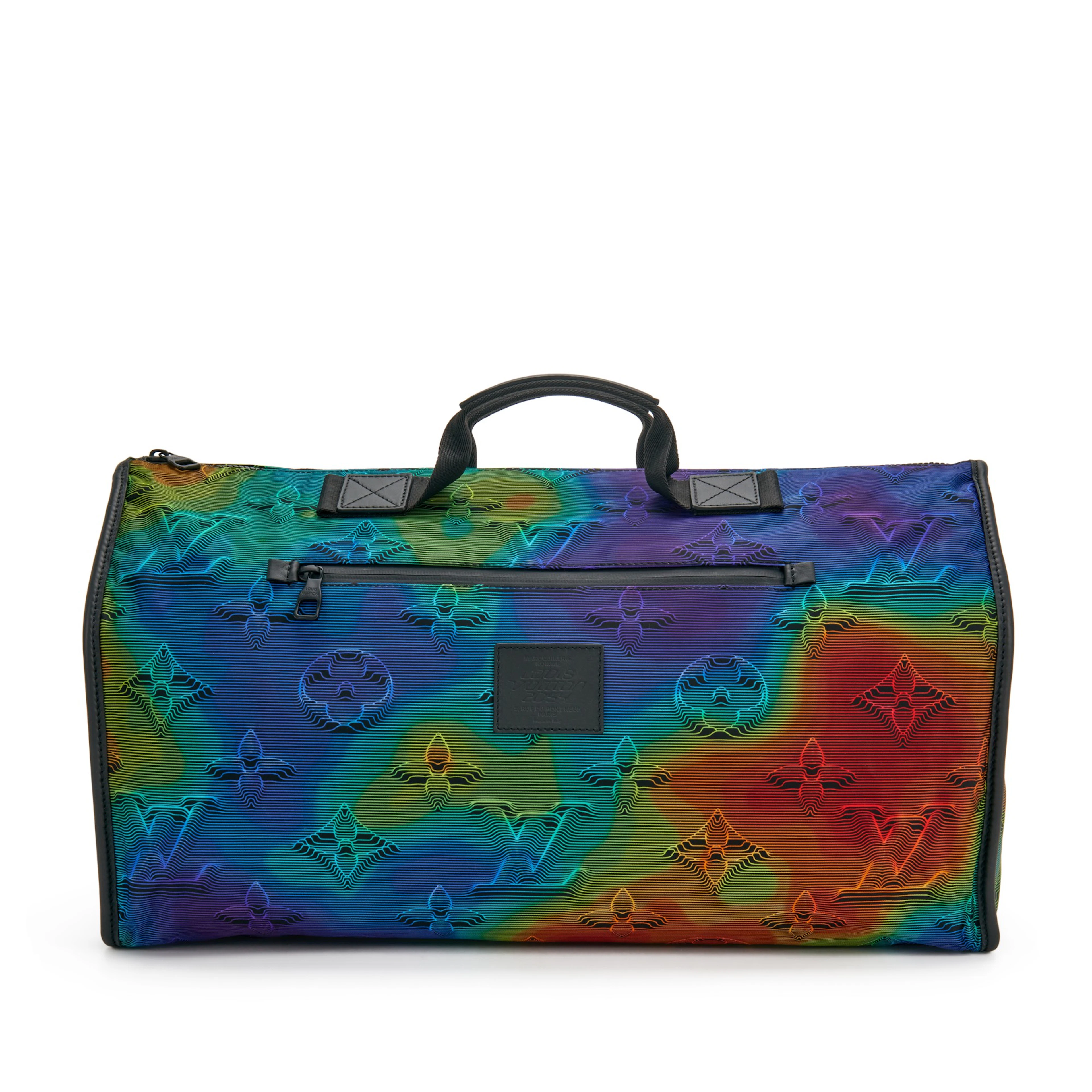Virgil Abloh Multicolor Monogram 3D Nylon 2054 Reversible Keepall