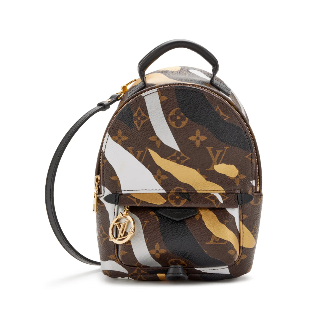 Multicolor Monogram Canvas League of Legends Mini Palm Springs Backpack