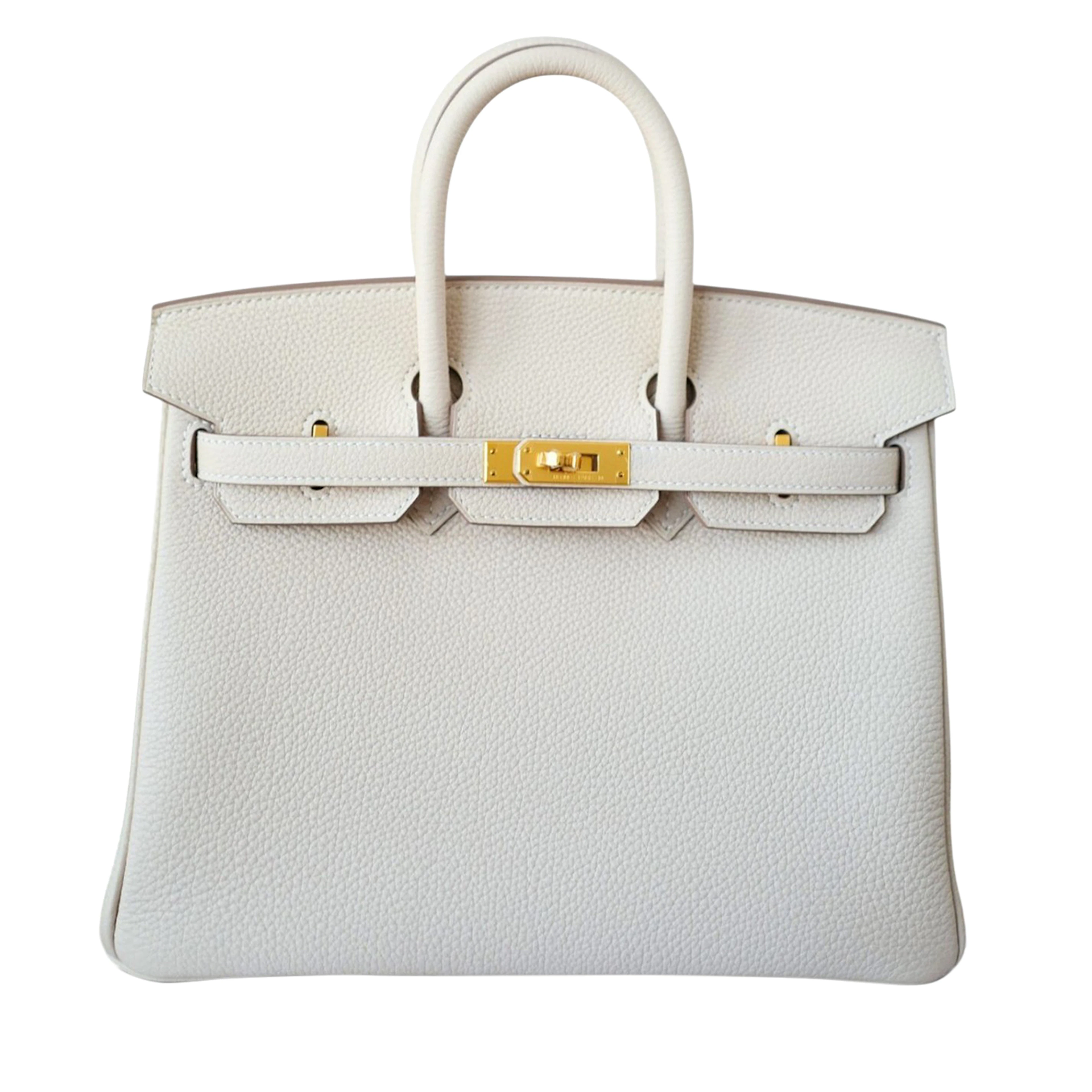 Craie Togo Birkin 25 Gold Hardware, 2026