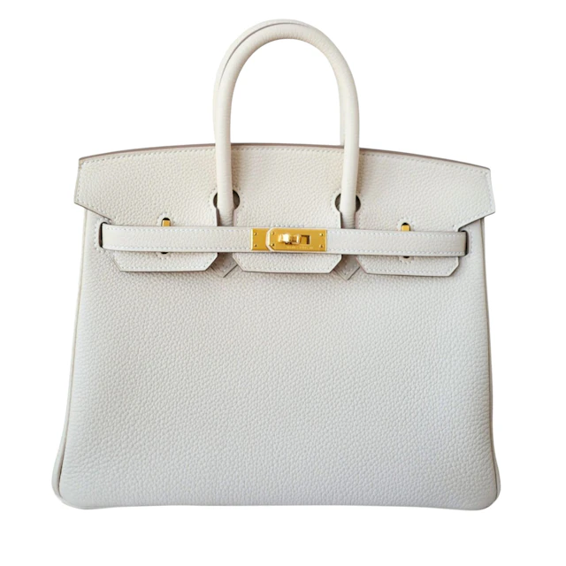 Craie Togo Birkin 25 Gold Hardware, 2026