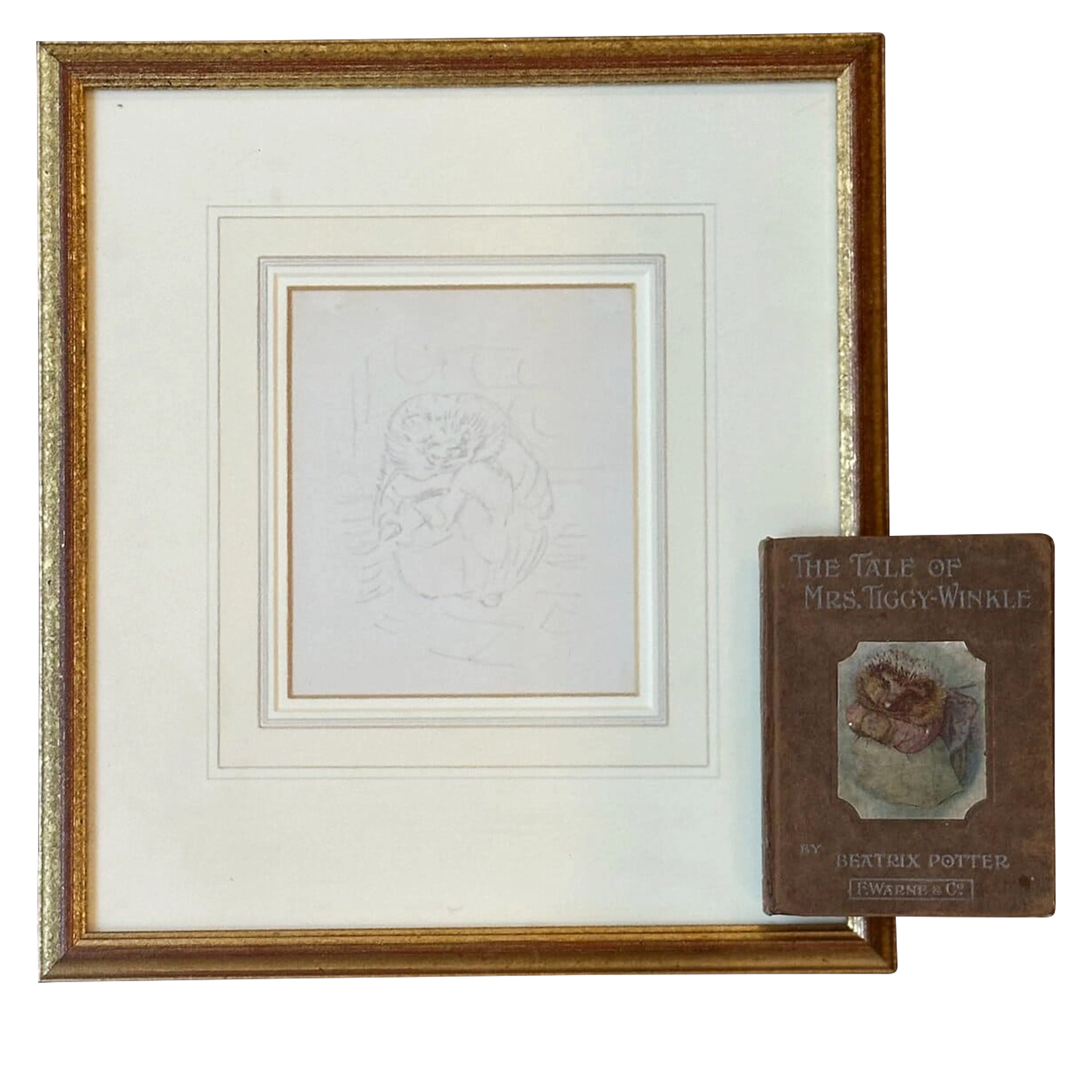 The Tale of Mrs Tiggy-Winkle First Edition, with Preparatory Sketch
