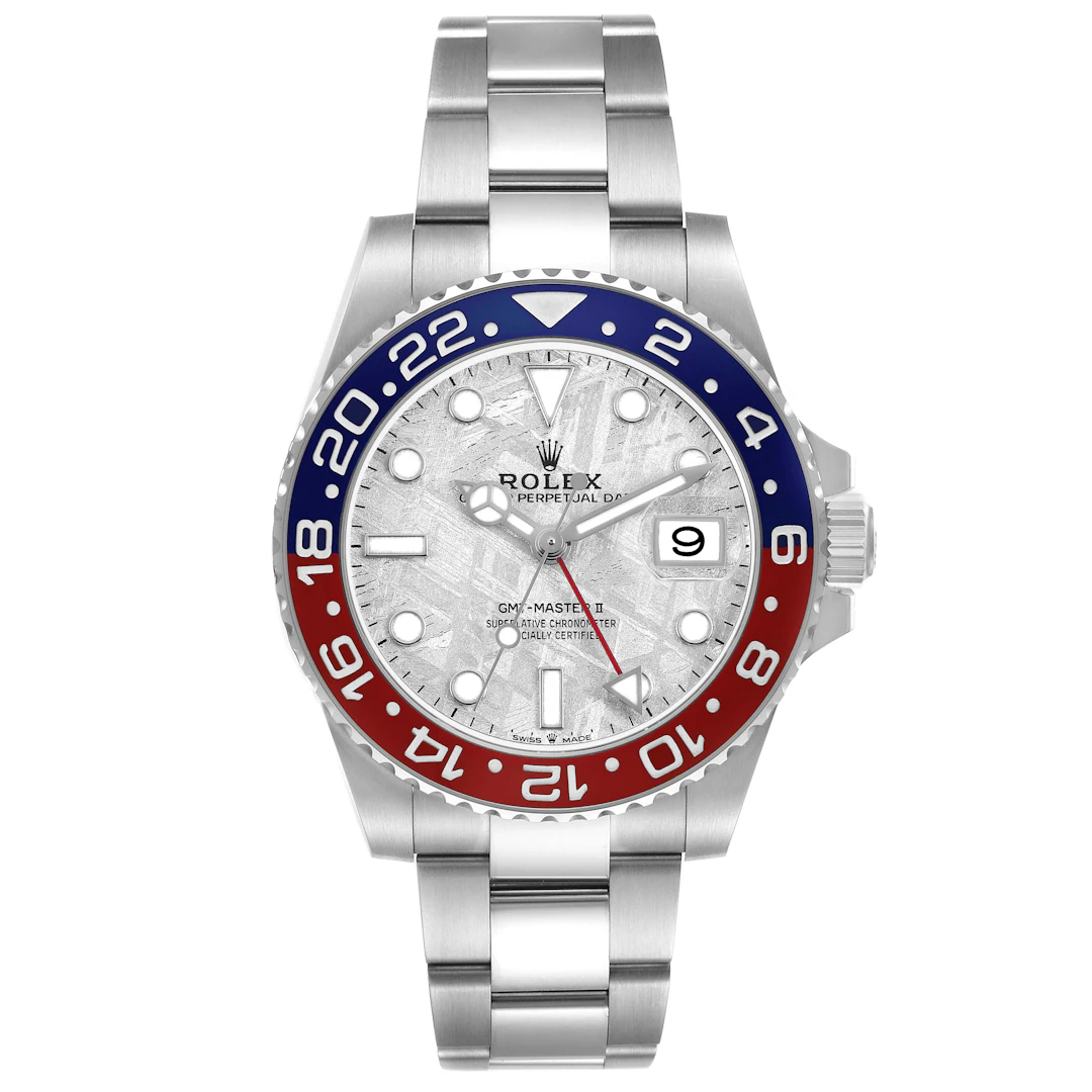 GMT-Master II 'Pepsi' Meteorite Dial (Reference 126719BLRO). A 40mm
