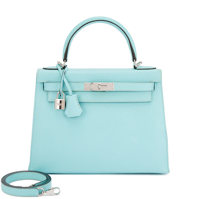 Bleu Atoll Epsom Kelly 28 Sellier Palladium Hardware, 2015
