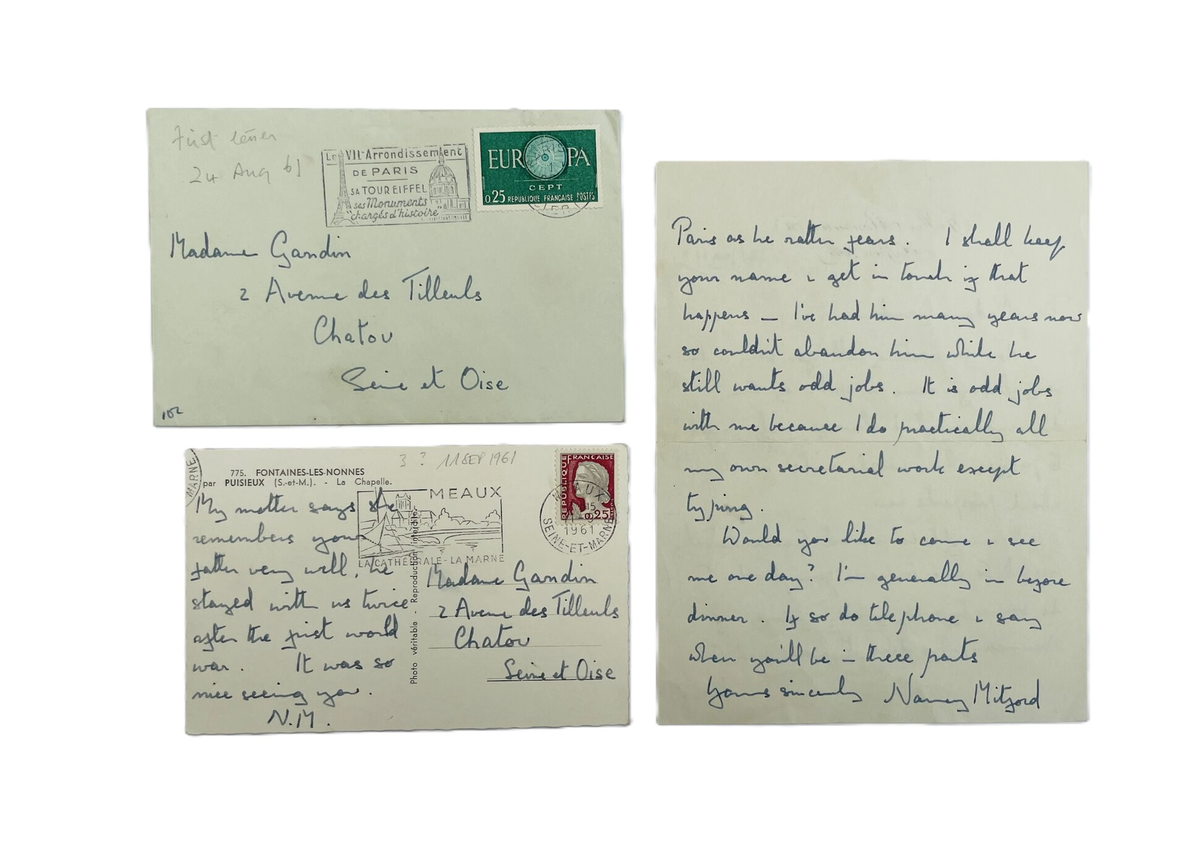 Archive of Correspondence and Editorial Notes