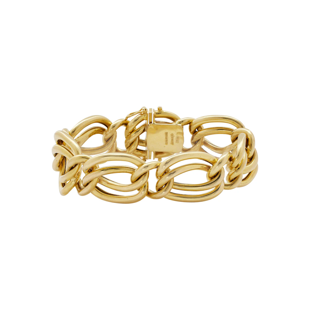 Gold Double Link Bracelet