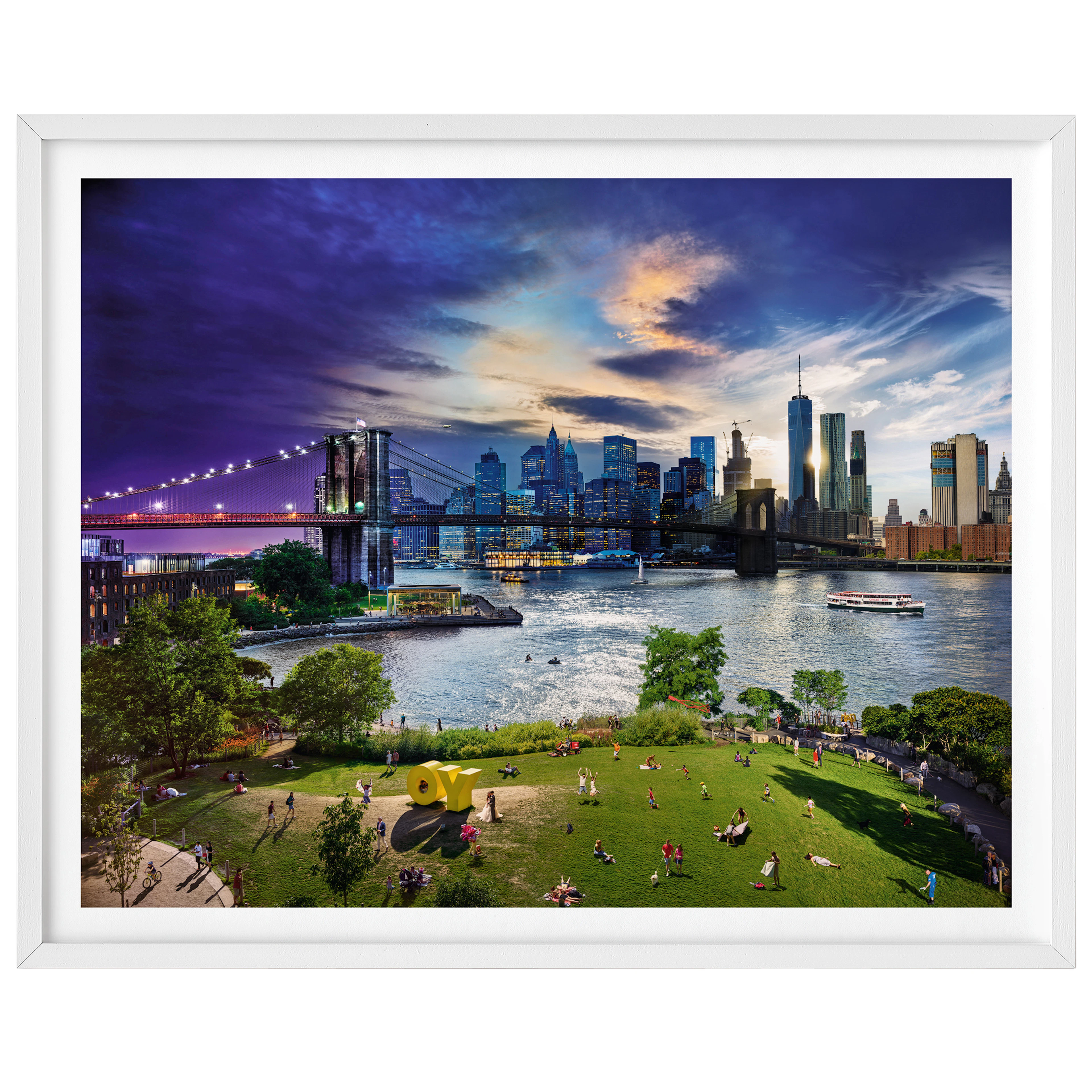 Day to Night | Art Edition No. 1–100, Brooklyn Bridge, New York City