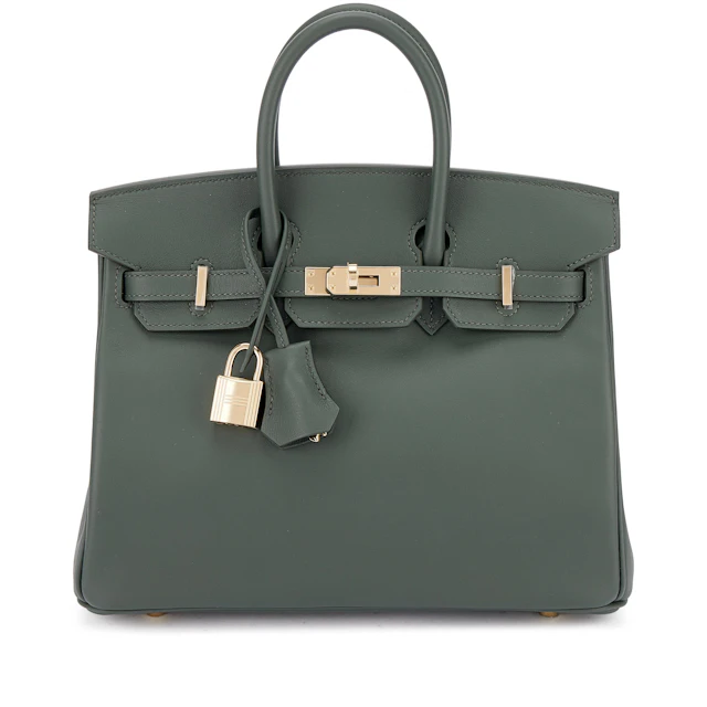 Vert Mangrove Swift Birkin 25 Permabrass Hardware, 2026