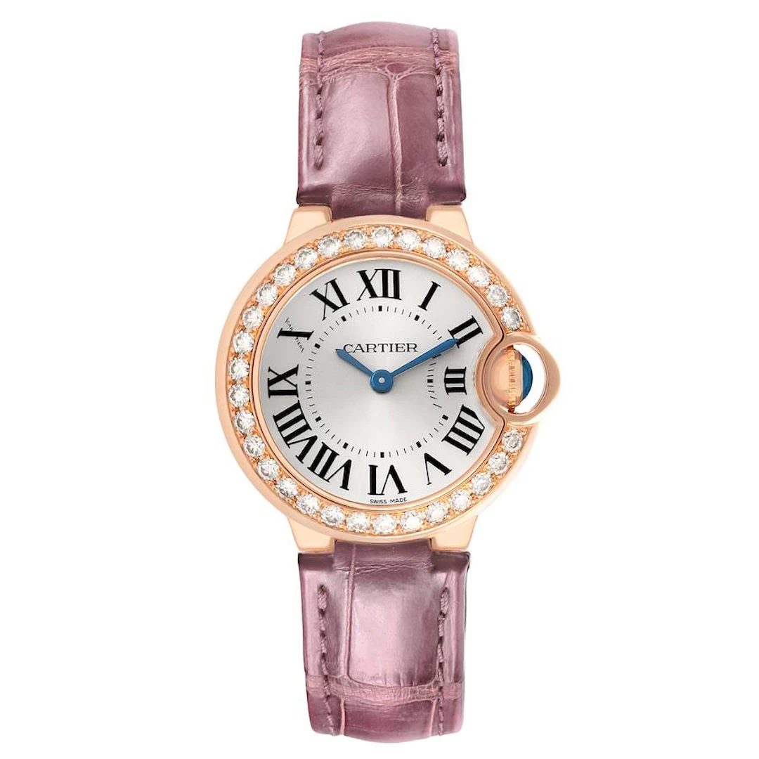 Ballon Bleu (Reference WE900251). A 28mm rose gold diamond-set quartz