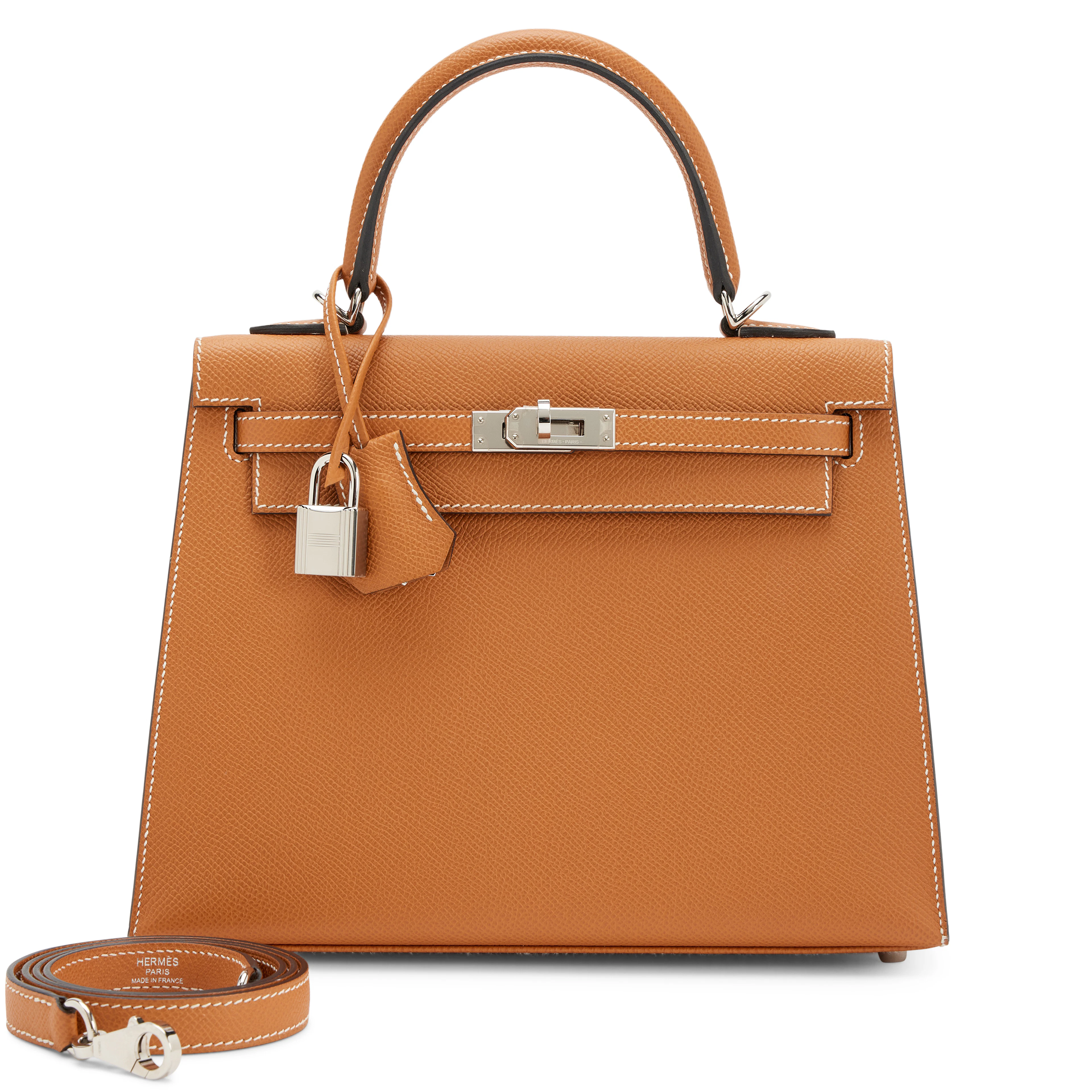 Gold Epsom Sellier Kelly 25 Palladium Hardware, 2025