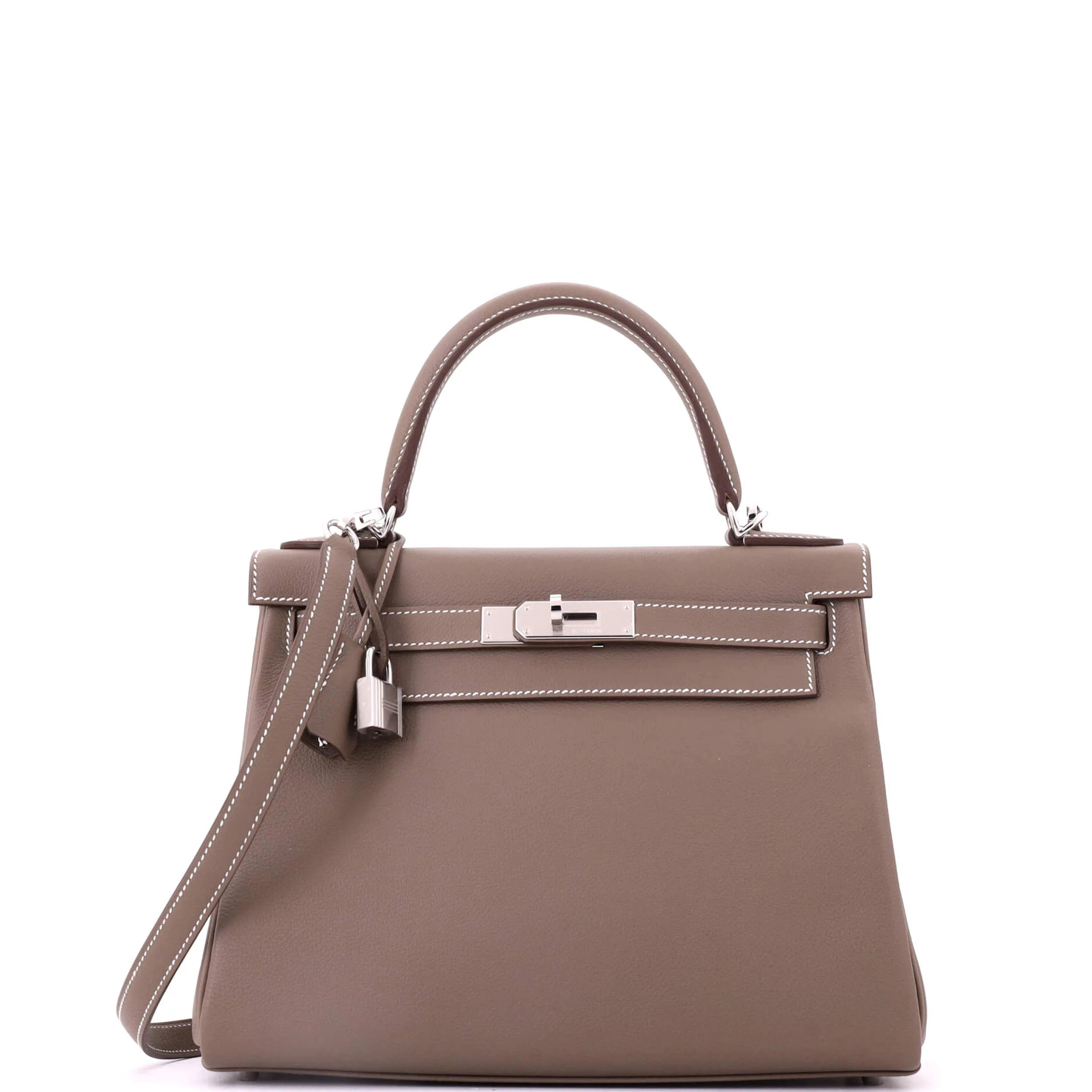 Etoupe Evercolor Retourne Kelly 25 Palladium Hardware, 2025