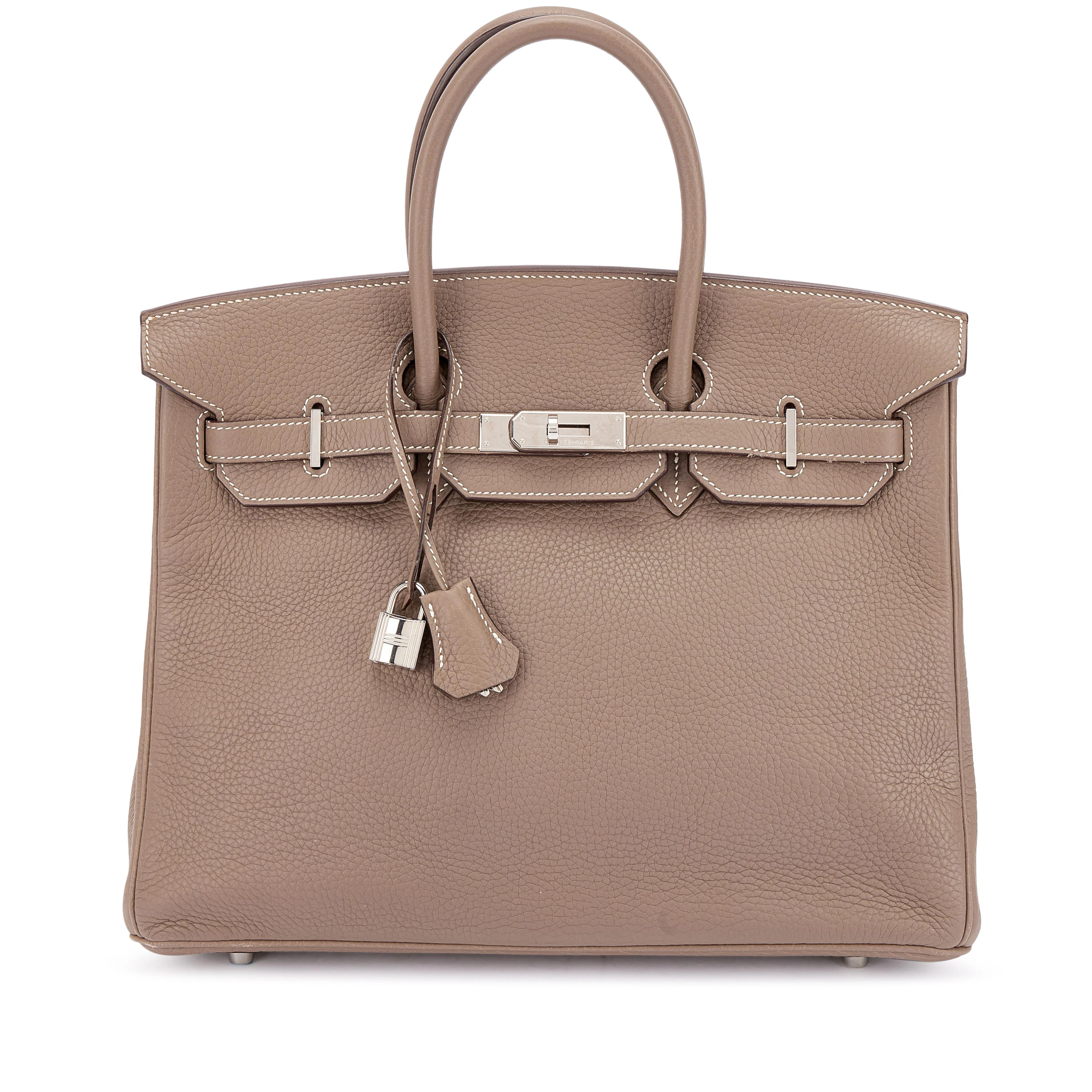 Etoupe Clemence Birkin 35 Palladium Hardware, 2007