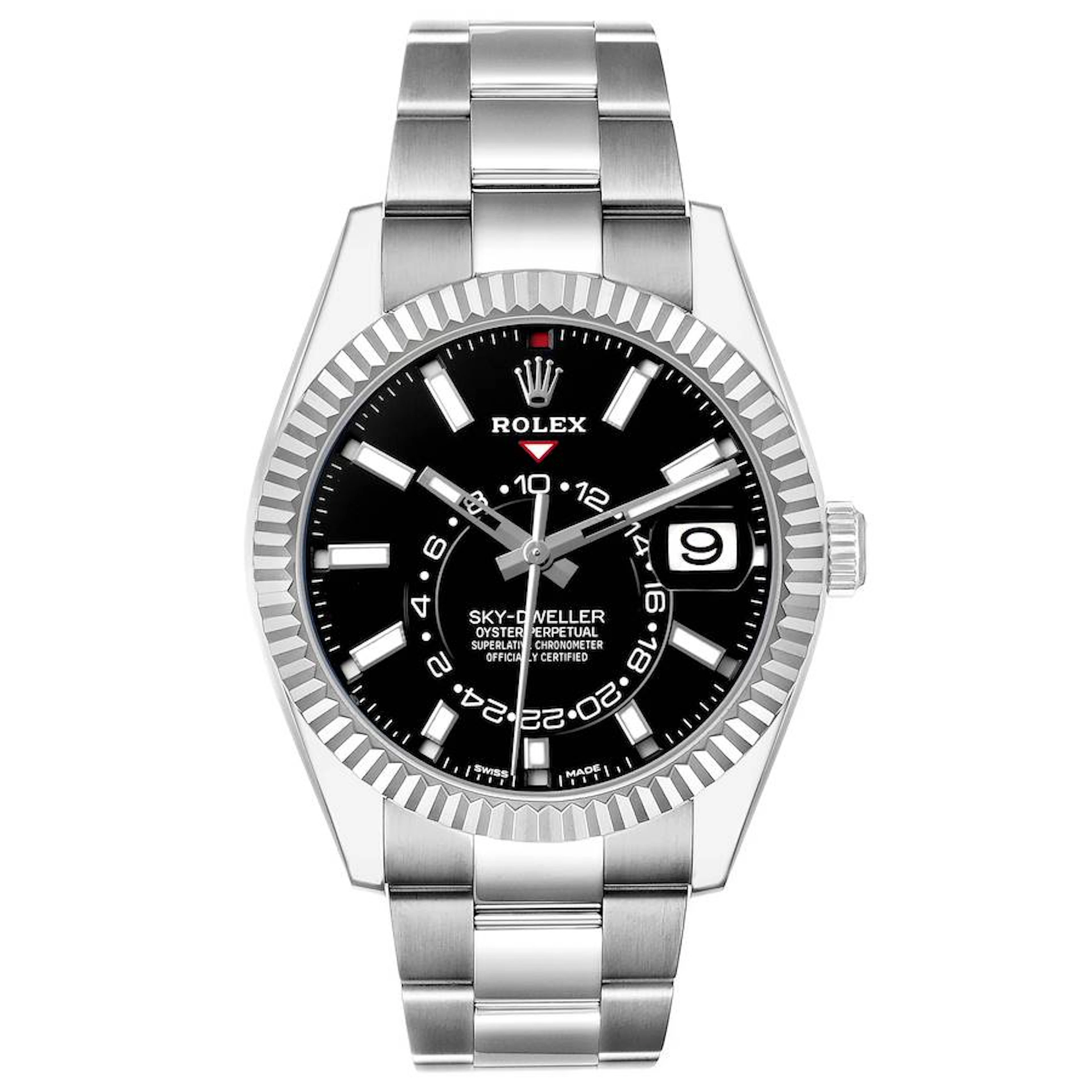 Sky-Dweller (Reference 326934). A 42mm white gold stainless steel