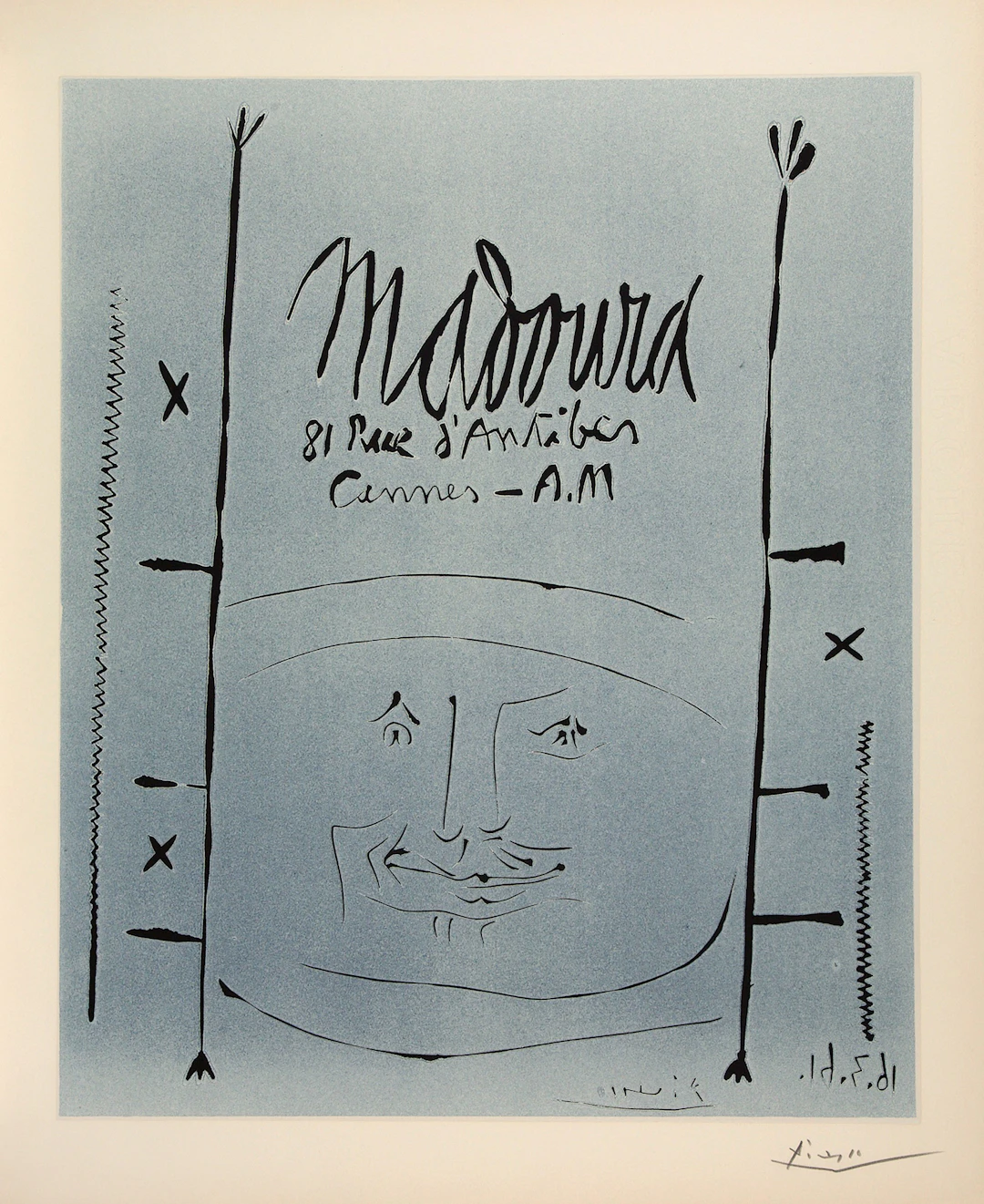 B1296 Madoura, 1961