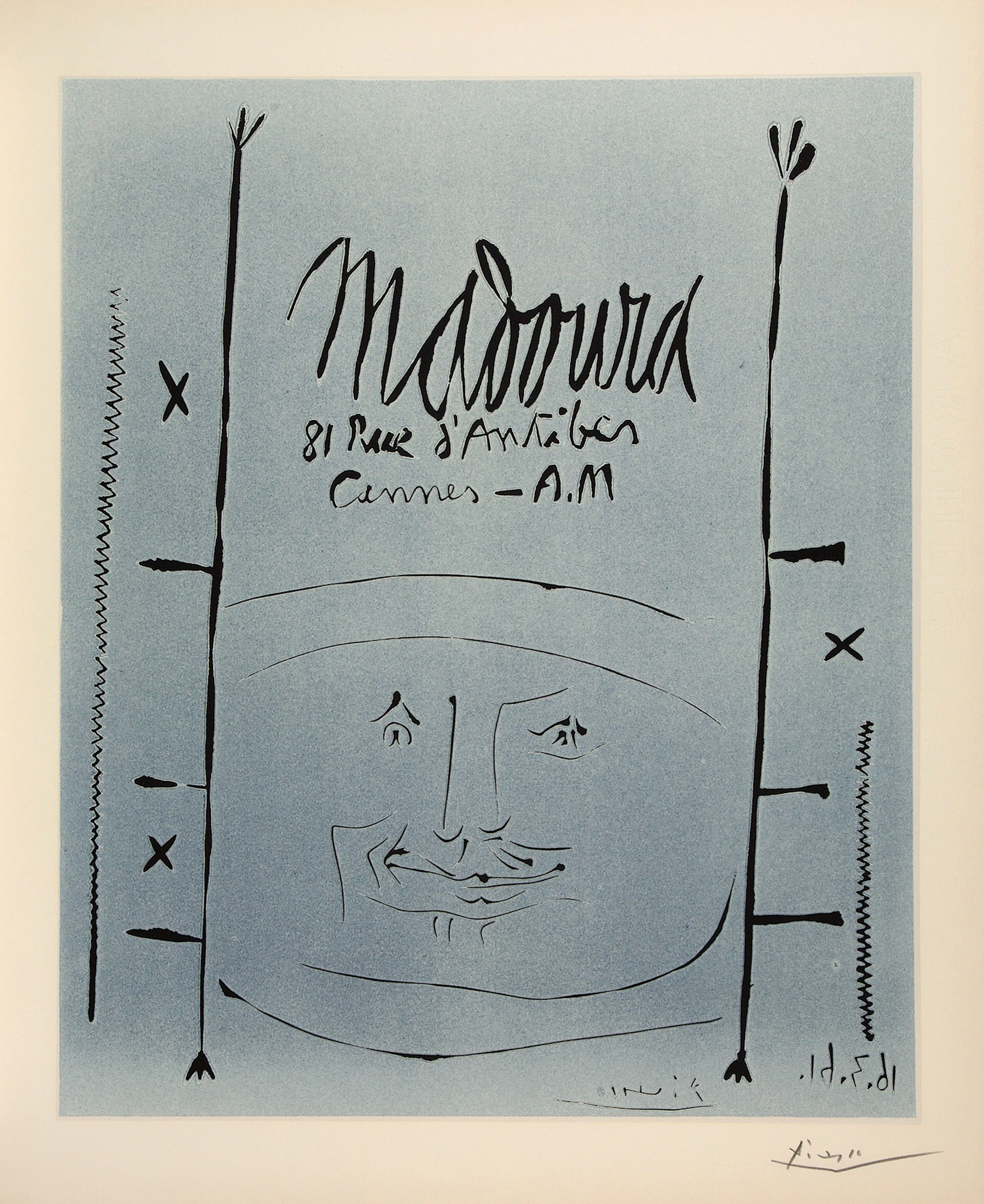 B1296 Madoura, 1961