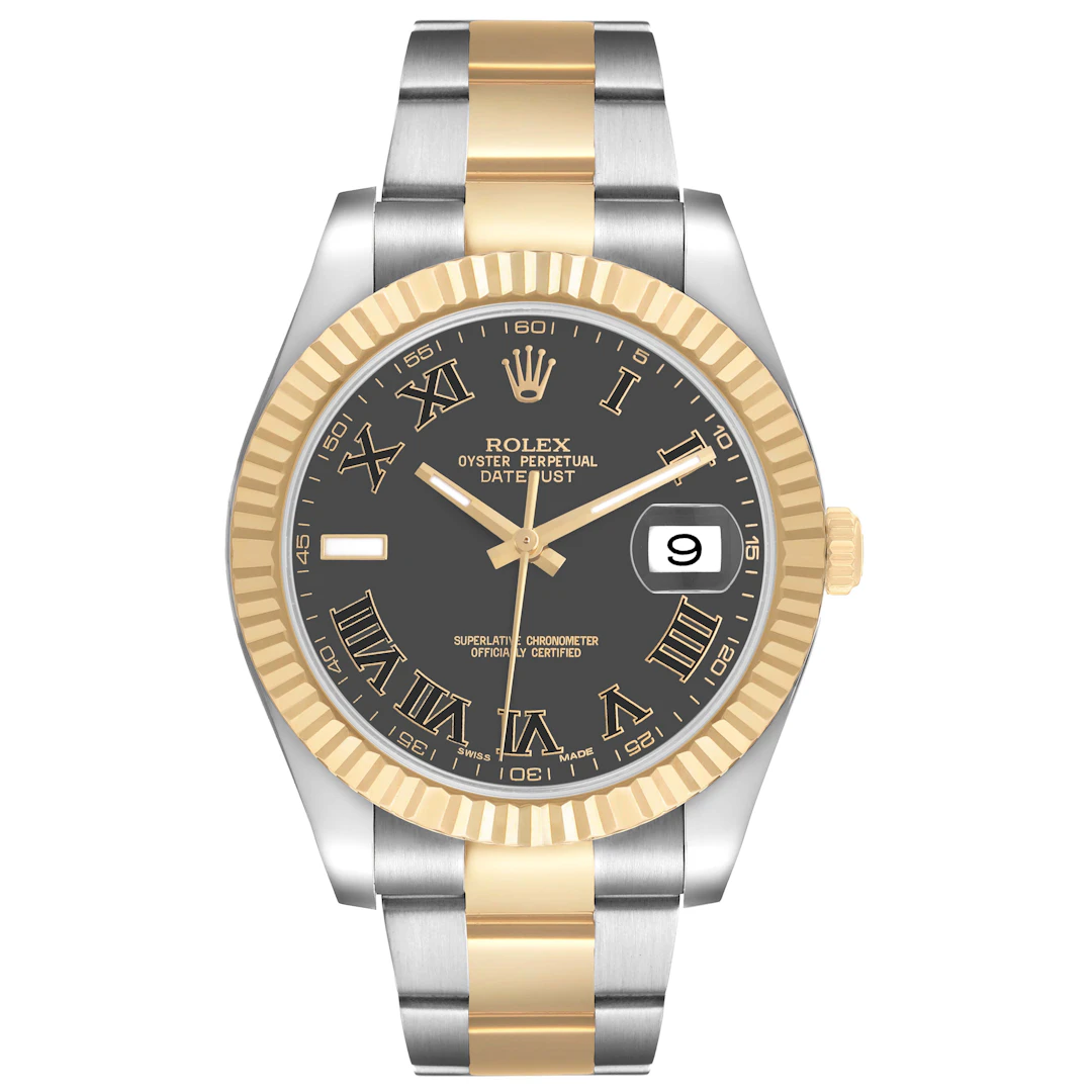 Datejust (Reference 116333). A 41mm stainless steel yellow gold automatic