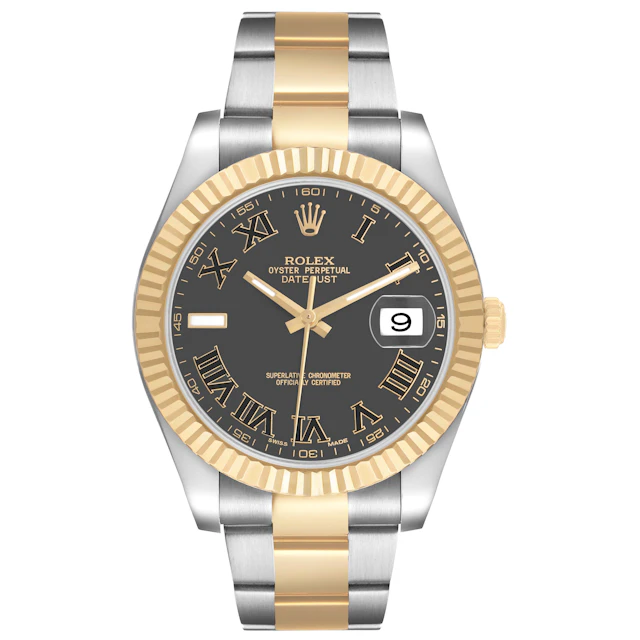 Datejust (Reference 116333). A 41mm stainless steel yellow gold automatic