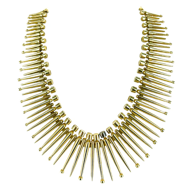 Vintage Gold Cleopatra Necklace