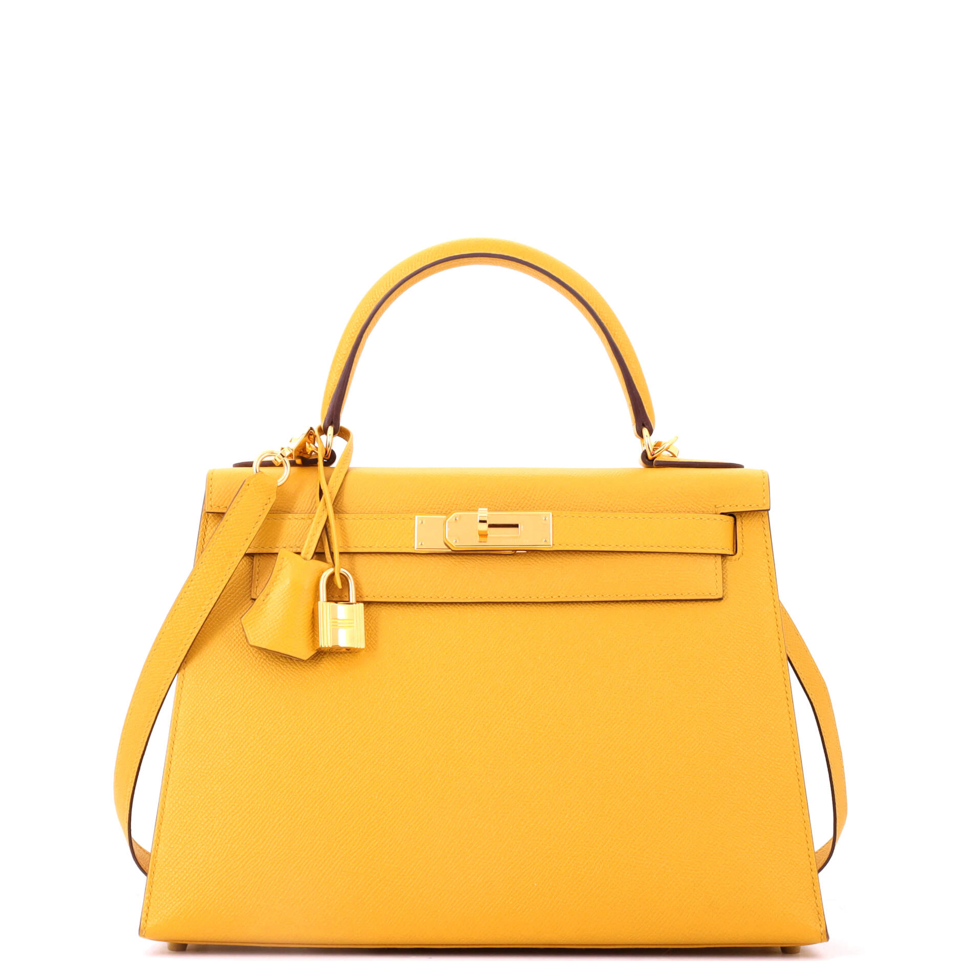 Jaune Ambre Epsom Sellier Kelly 28 Gold Hardware, 2018