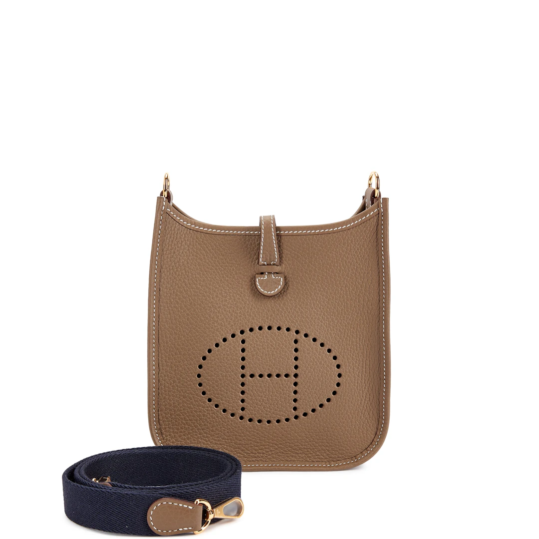 Etoupe Clemence Mini Evelyne II TPM 16 Gold Hardware, 2024