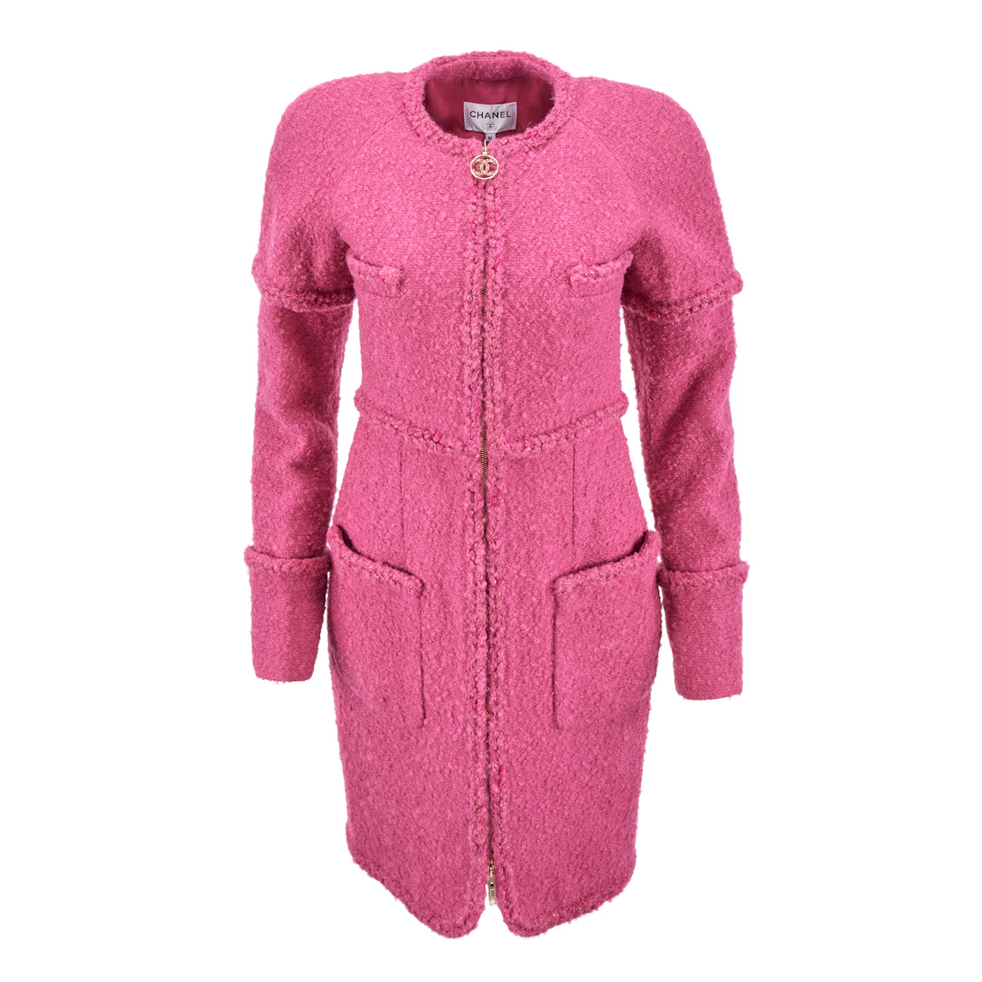 Pink Tweed Jacket Dress, 2019