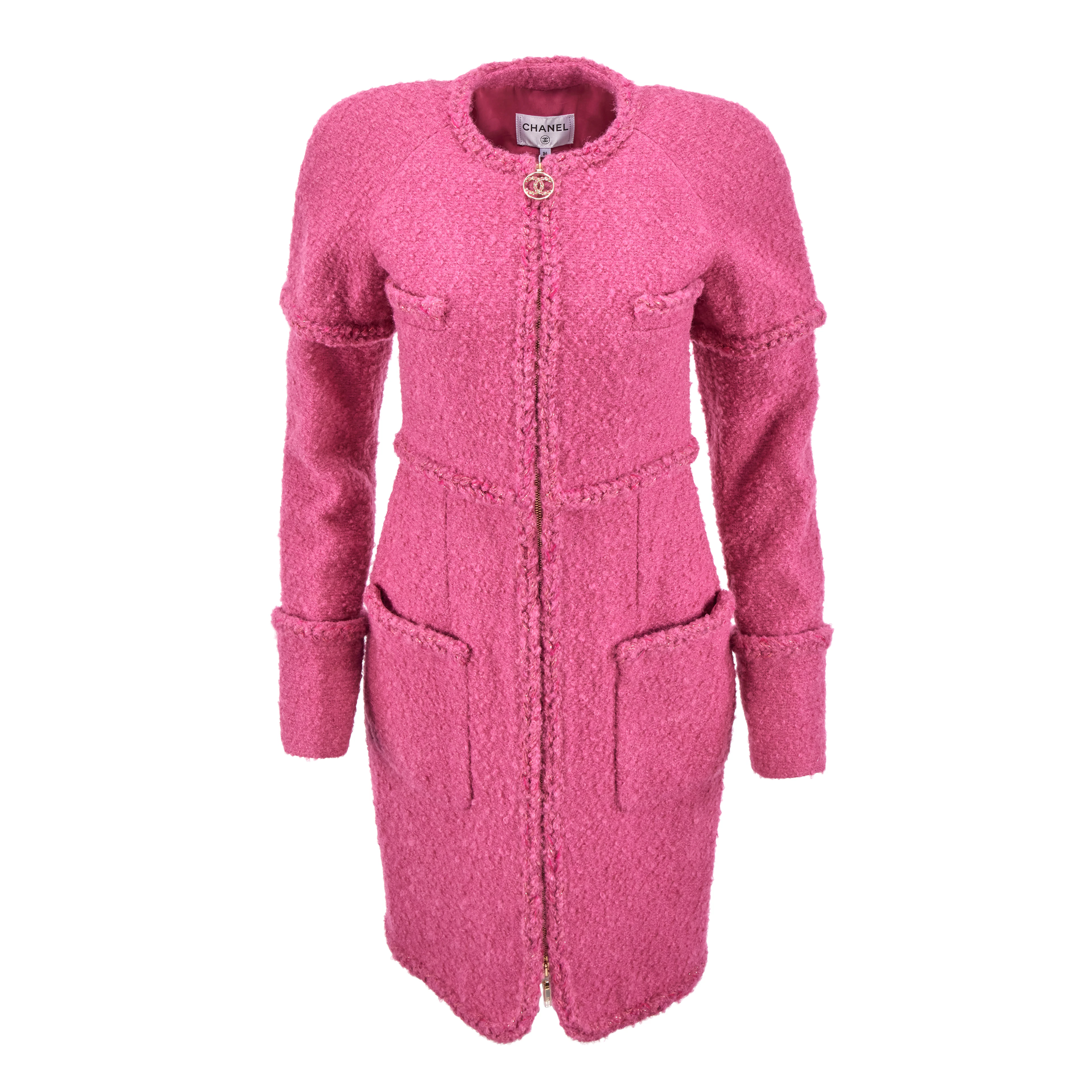 Pink Tweed Jacket Dress, 2019