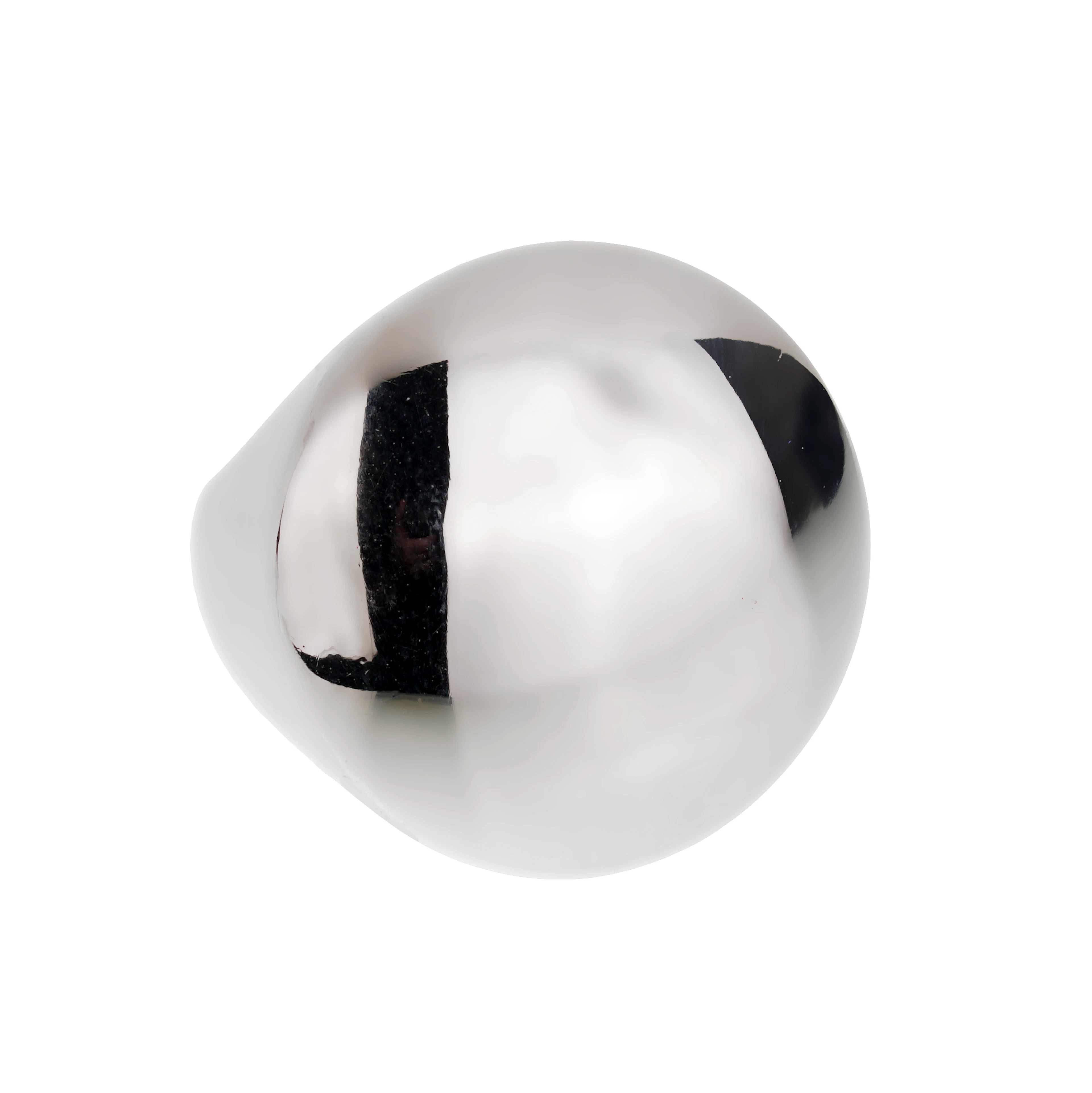White Gold Bombé Ring