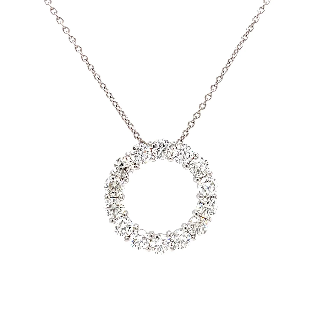 White Gold Diamond Necklace