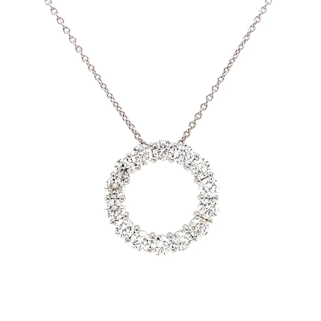 White Gold Diamond Necklace