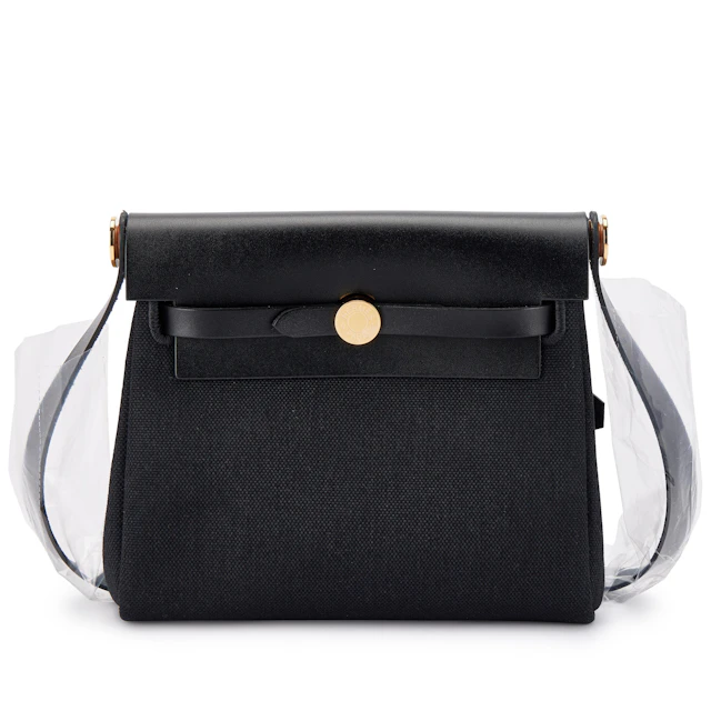 Black Vache Hunter and Toile Mini Herbag Zip 20 Gold Hardware, 2025
