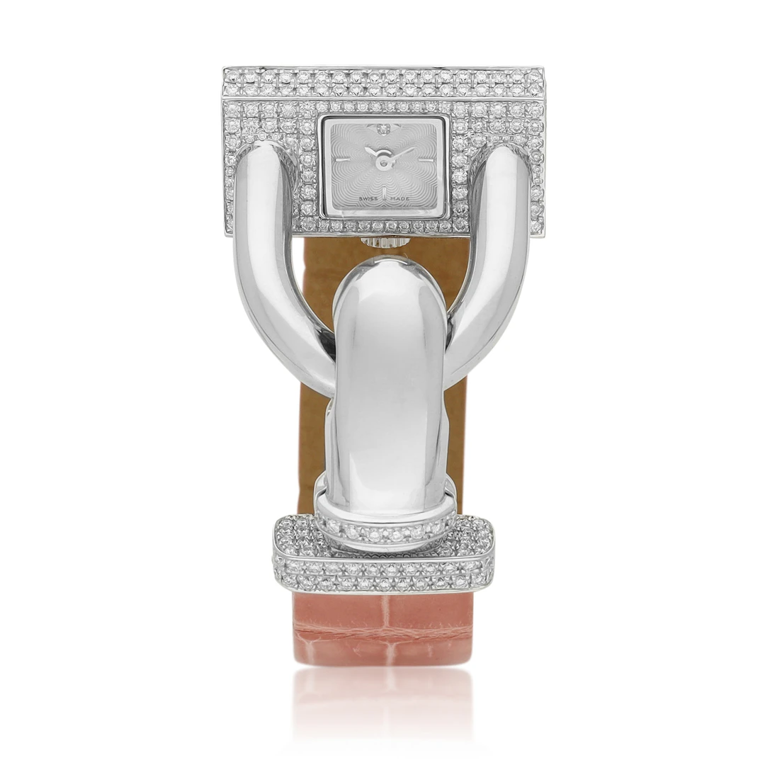 Cadenas. A white gold and diamond-set wristwatch. circa 2010