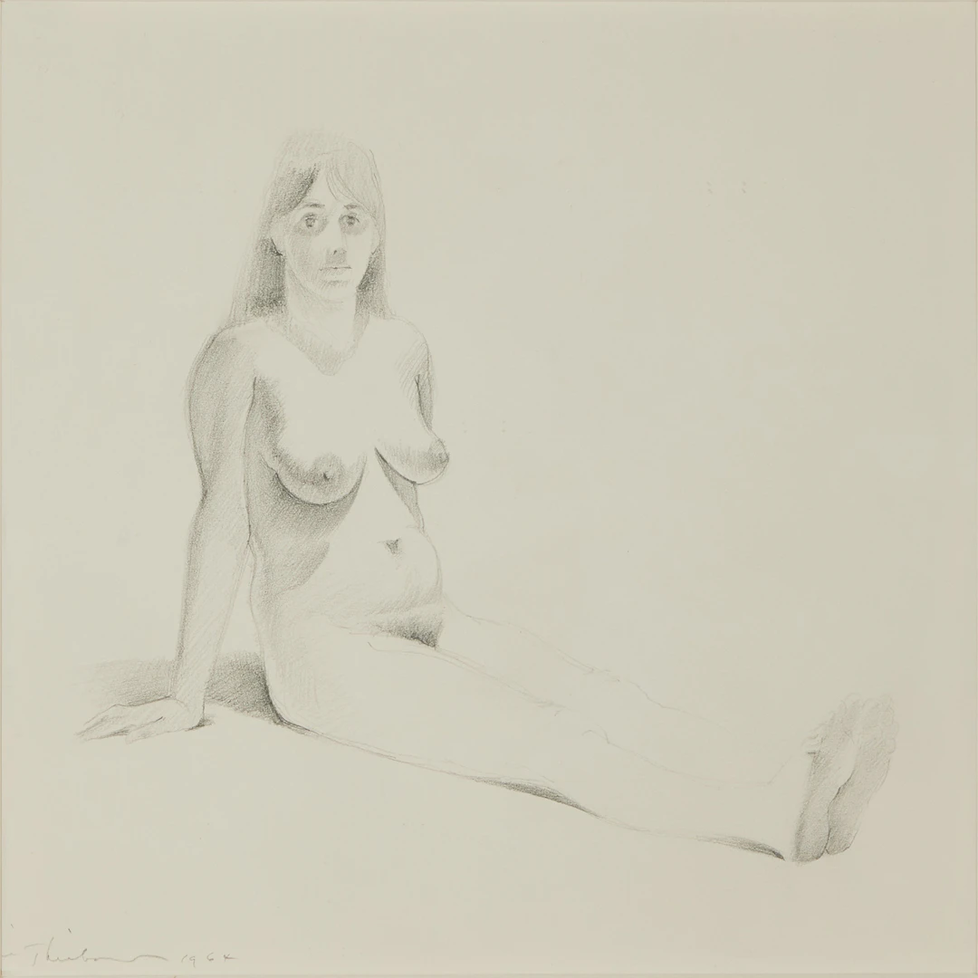 Untitled (Seated Nude Woman)