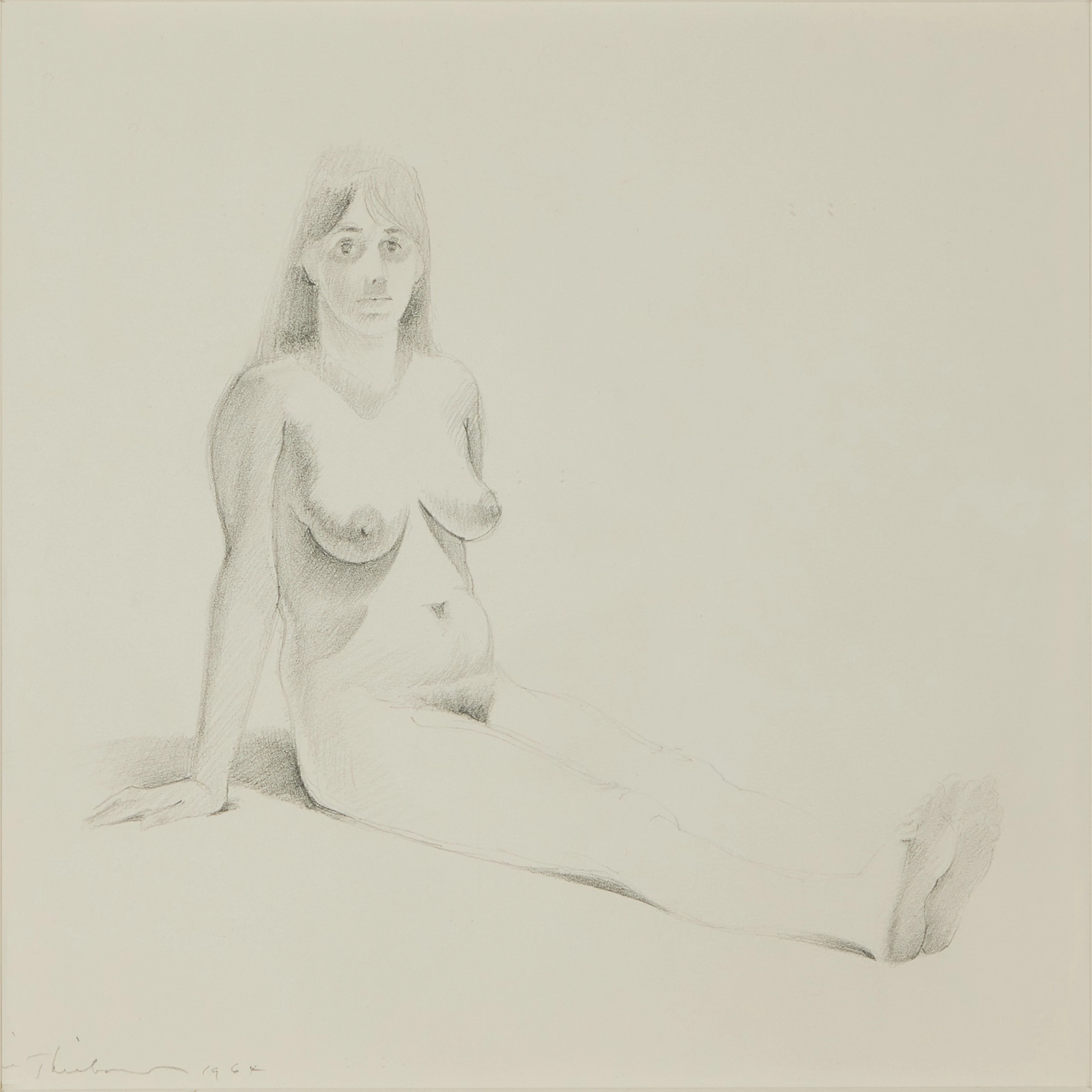 Untitled (Seated Nude Woman)