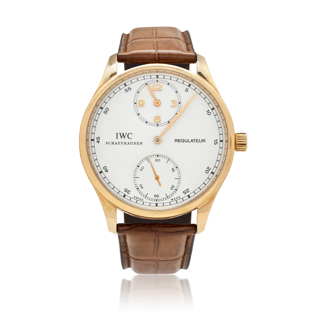 Portuguese Regulateur (Reference IW544402). A 43mm rose gold manual