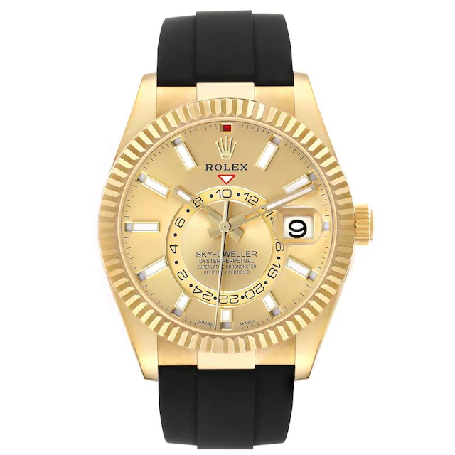 Sky-Dweller (Reference 326238). A 42mm yellow gold automatic wristwatch