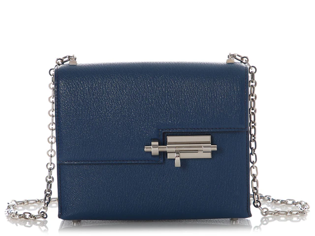 Bleu Chèvre Mysore Mini Verrou 17 Palladium Hardware, 2017