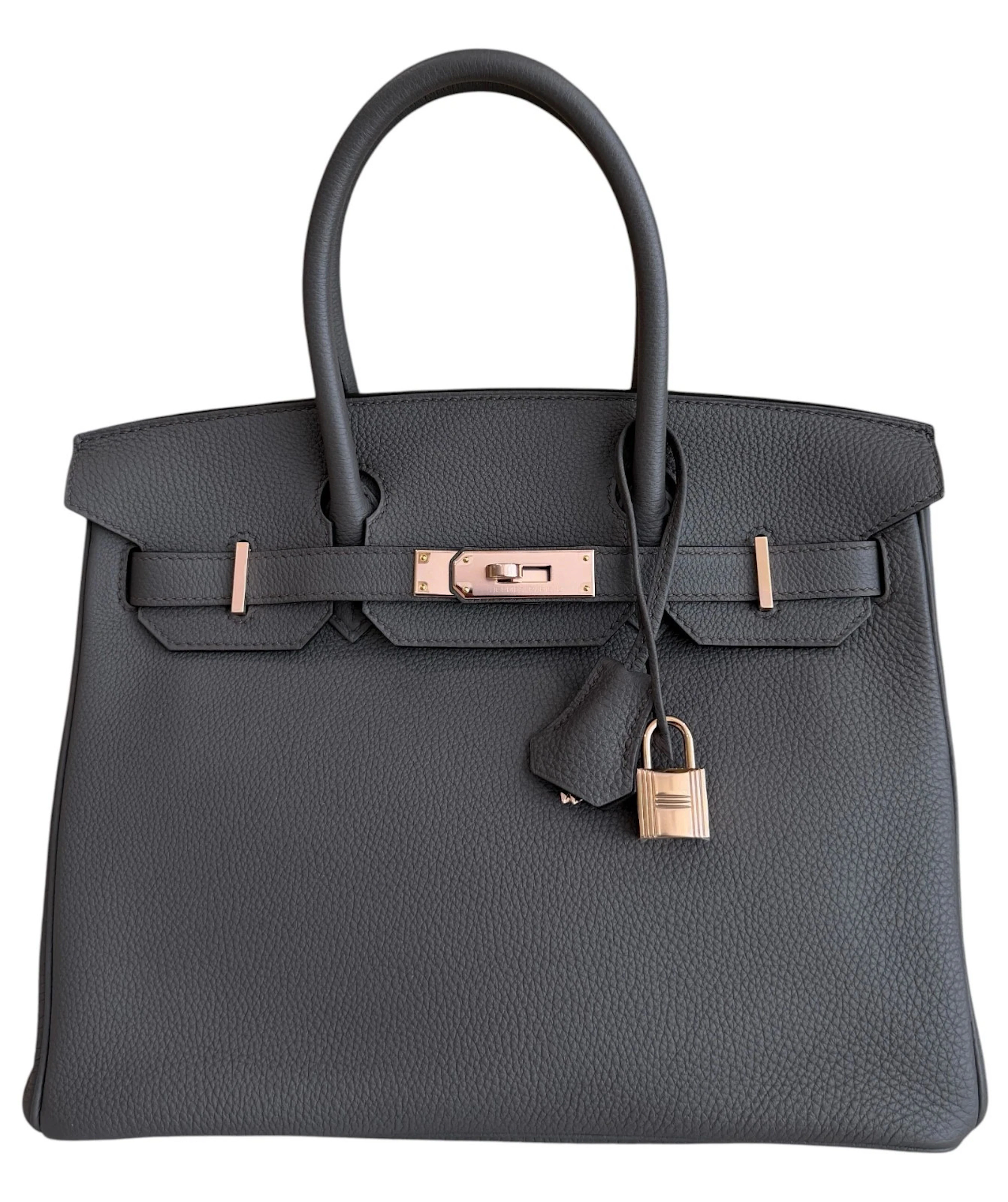 Etain Togo Birkin 30 Rose Gold Hardware, 2019