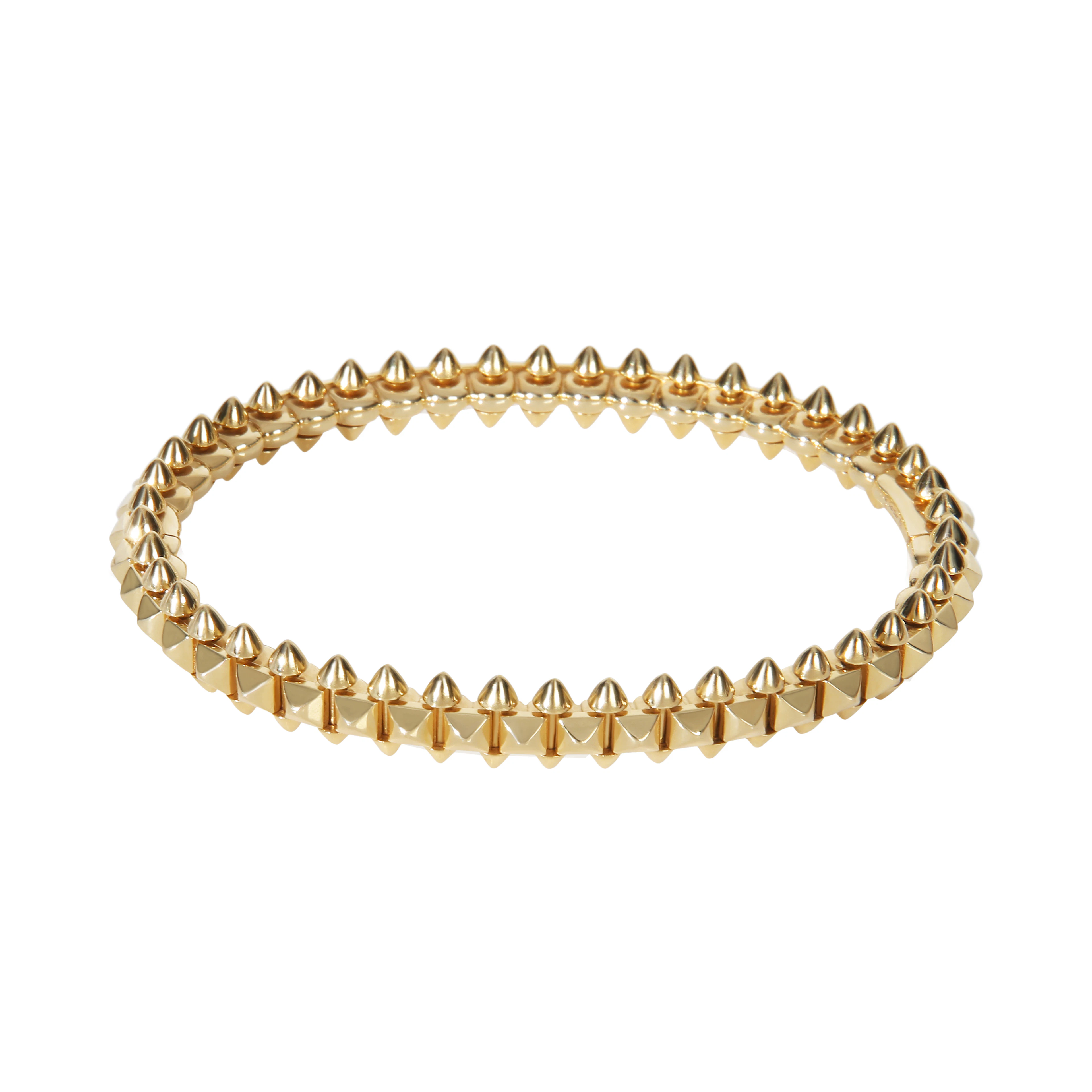 Gold Medium Clash de Cartier Bangle Bracelet