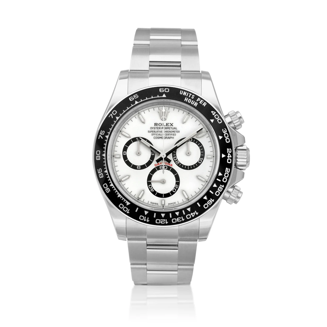 Cosmograph 'Panda' Daytona (Reference 126500LN). A 40mm stainless