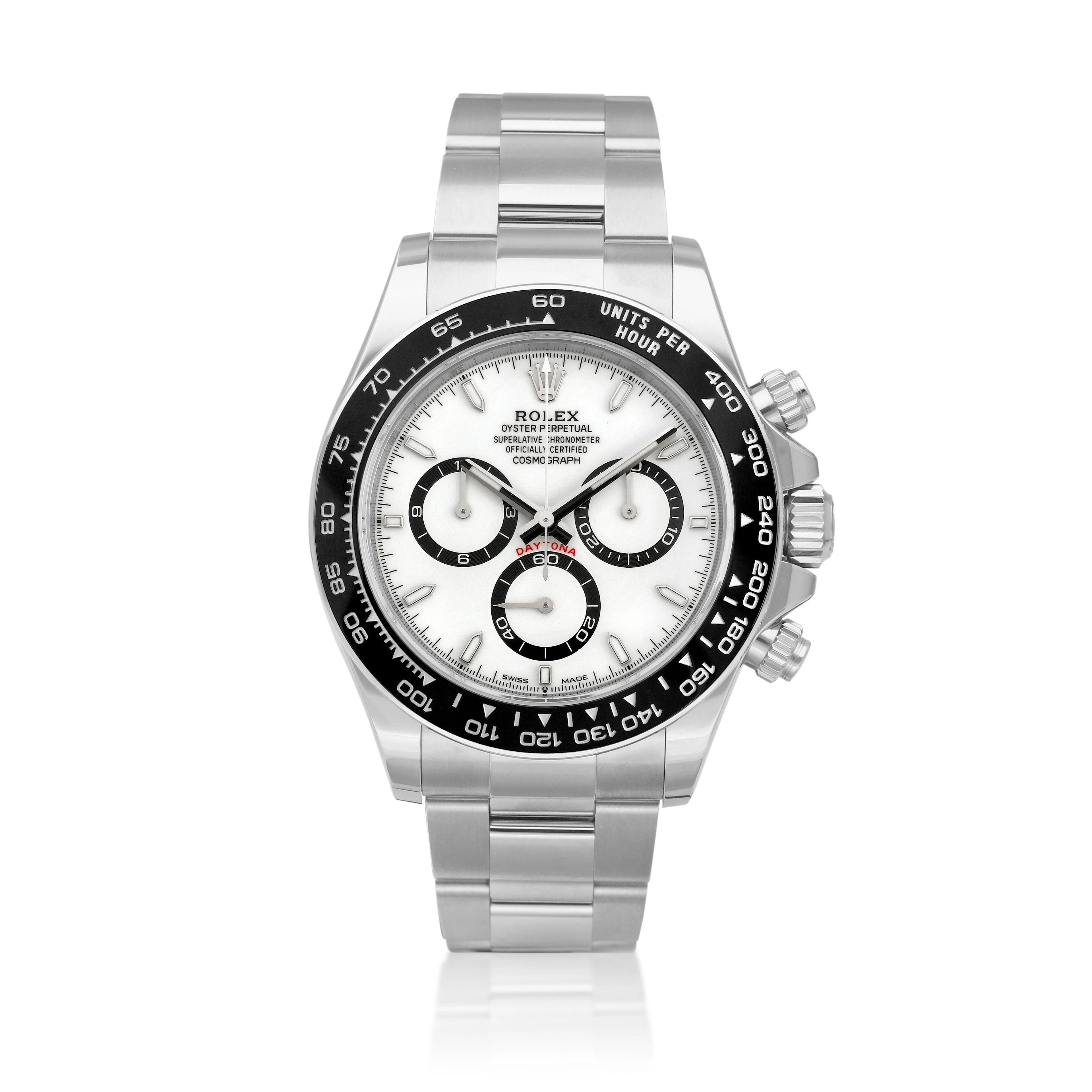 Cosmograph 'Panda' Daytona (Reference 126500LN). A 40mm stainless