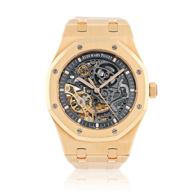 Royal Oak, reference 15407OR.OO.1220OR.01, pink gold skeletonised