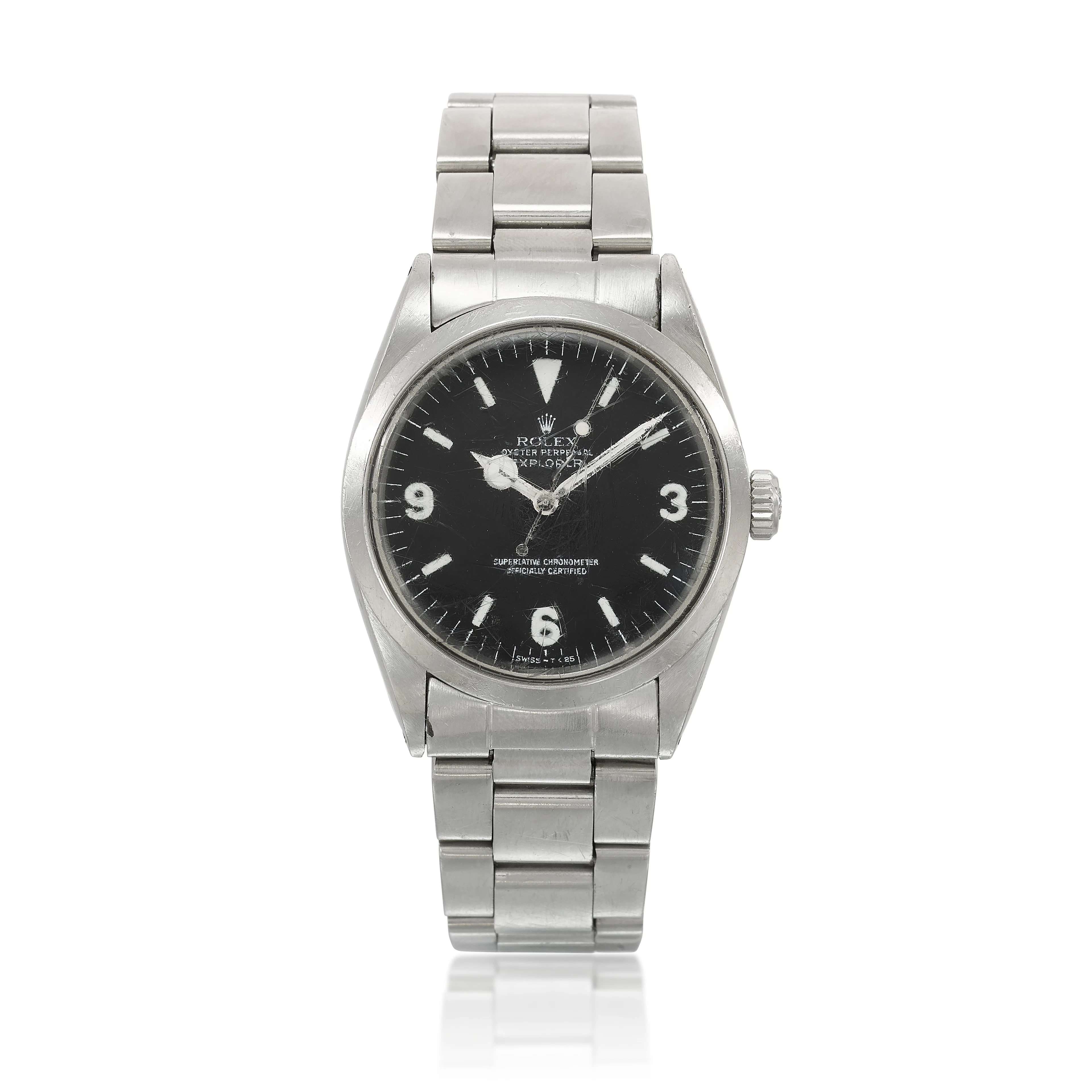 Explorer (Reference 1016). A 36mm stainless steel automatic wristwatch.