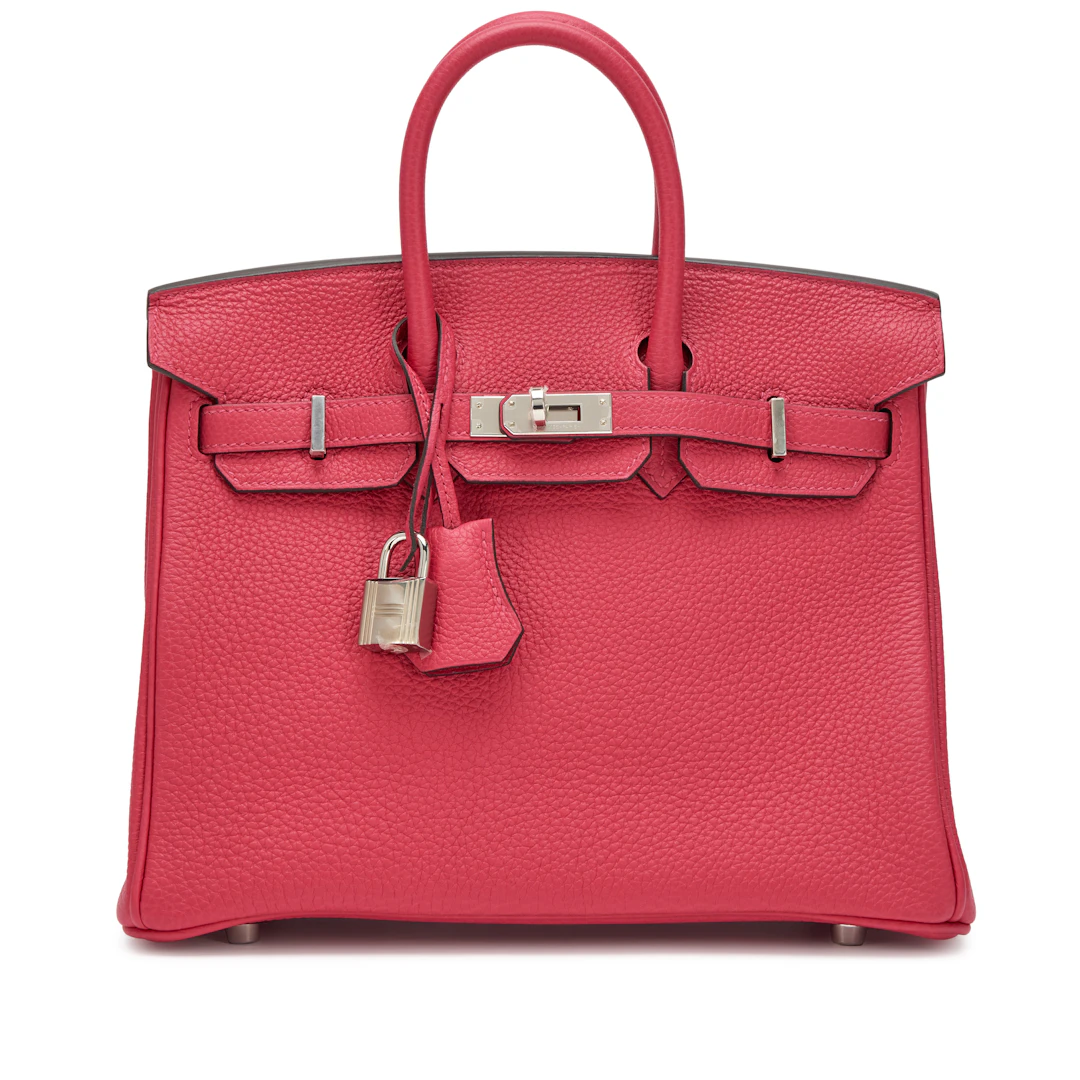 Framboise Togo Birkin 25 Palladium Hardware, 2022