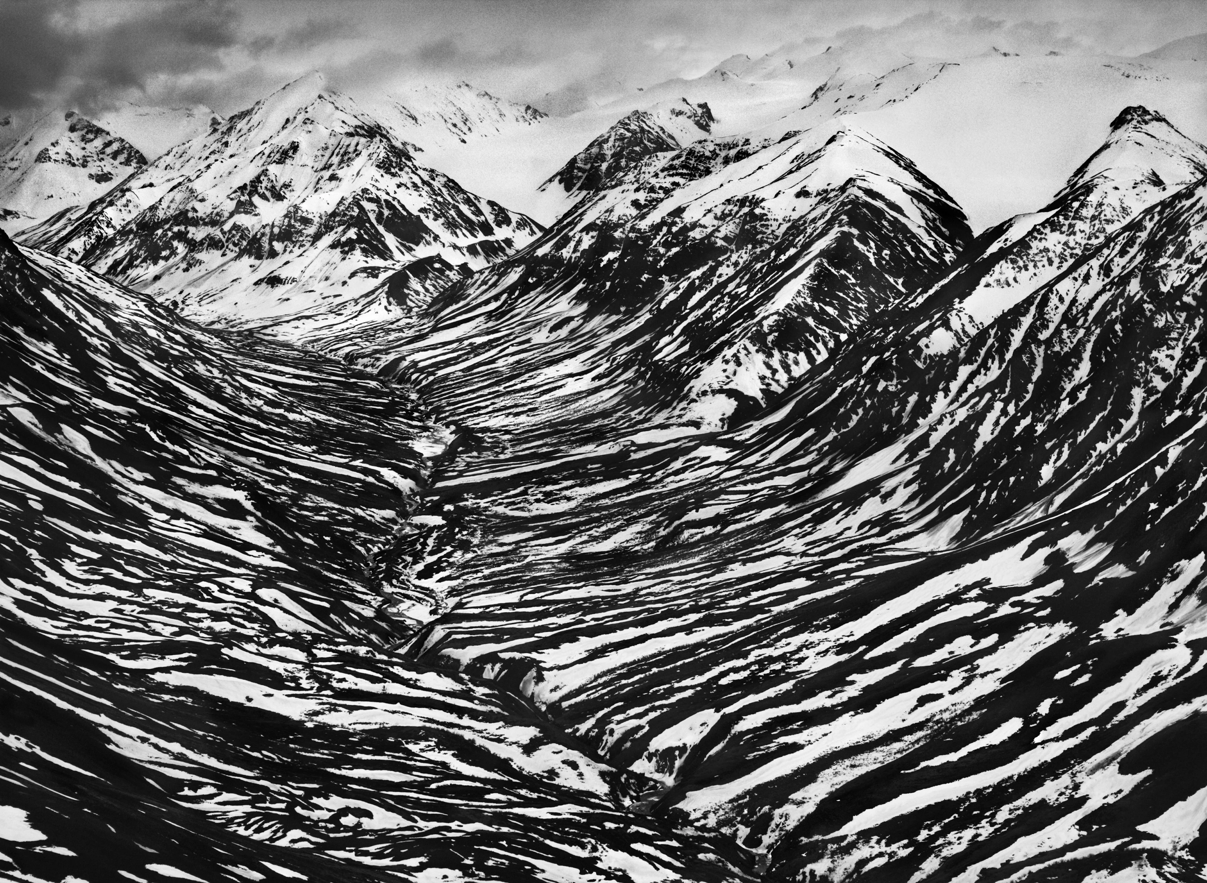 Bighorn Creek in the western part of the Kluane National Park, Canada