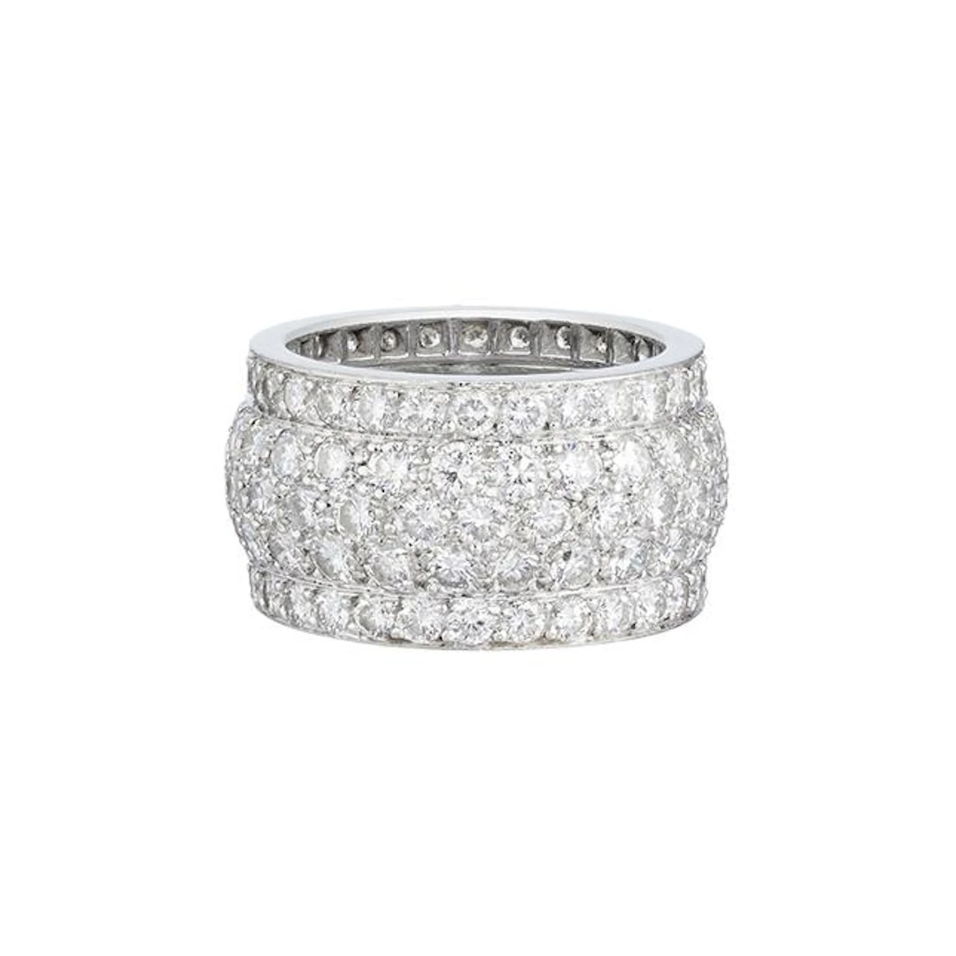 White Gold and Diamond Nigeria Eternity Ring