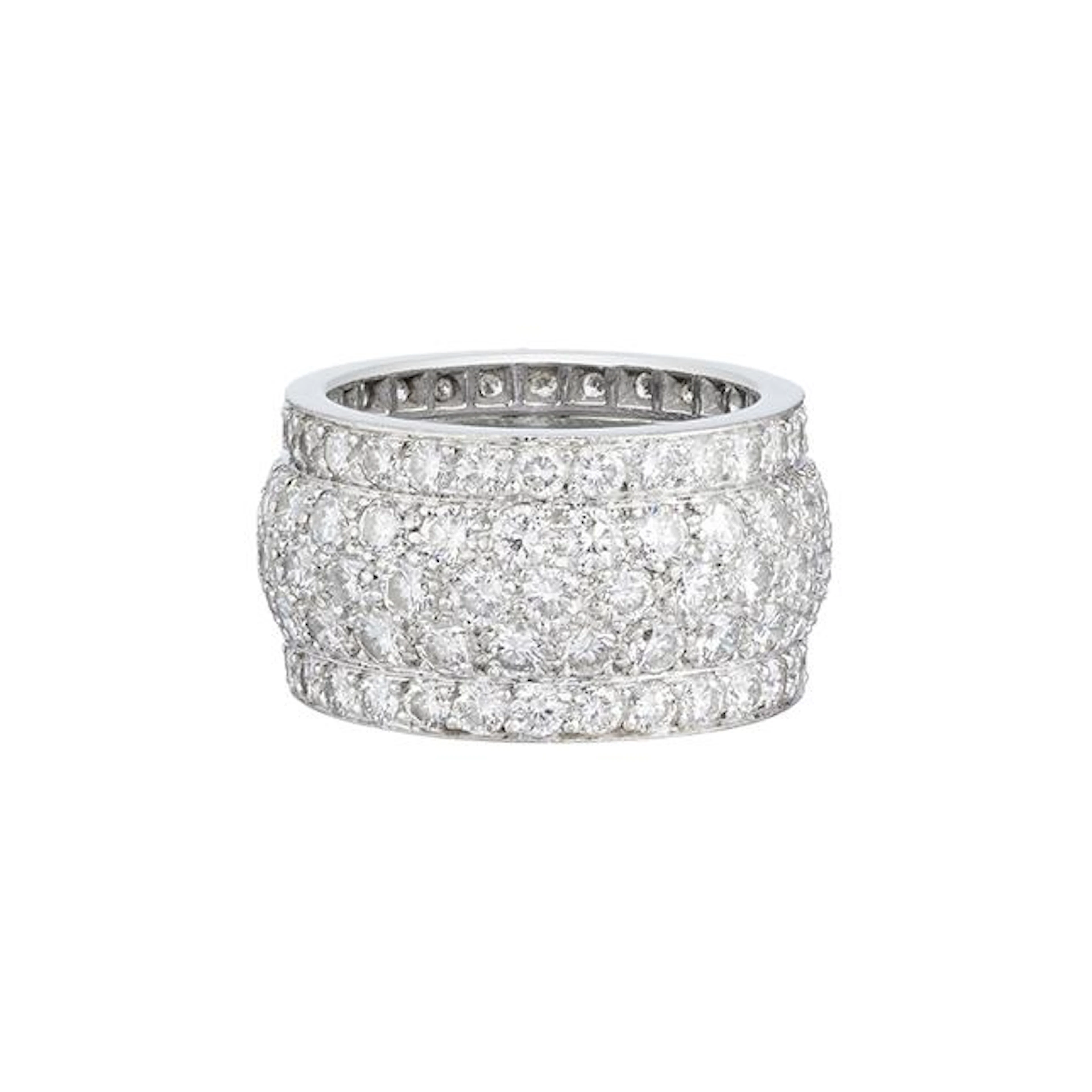 White Gold and Diamond Nigeria Eternity Ring