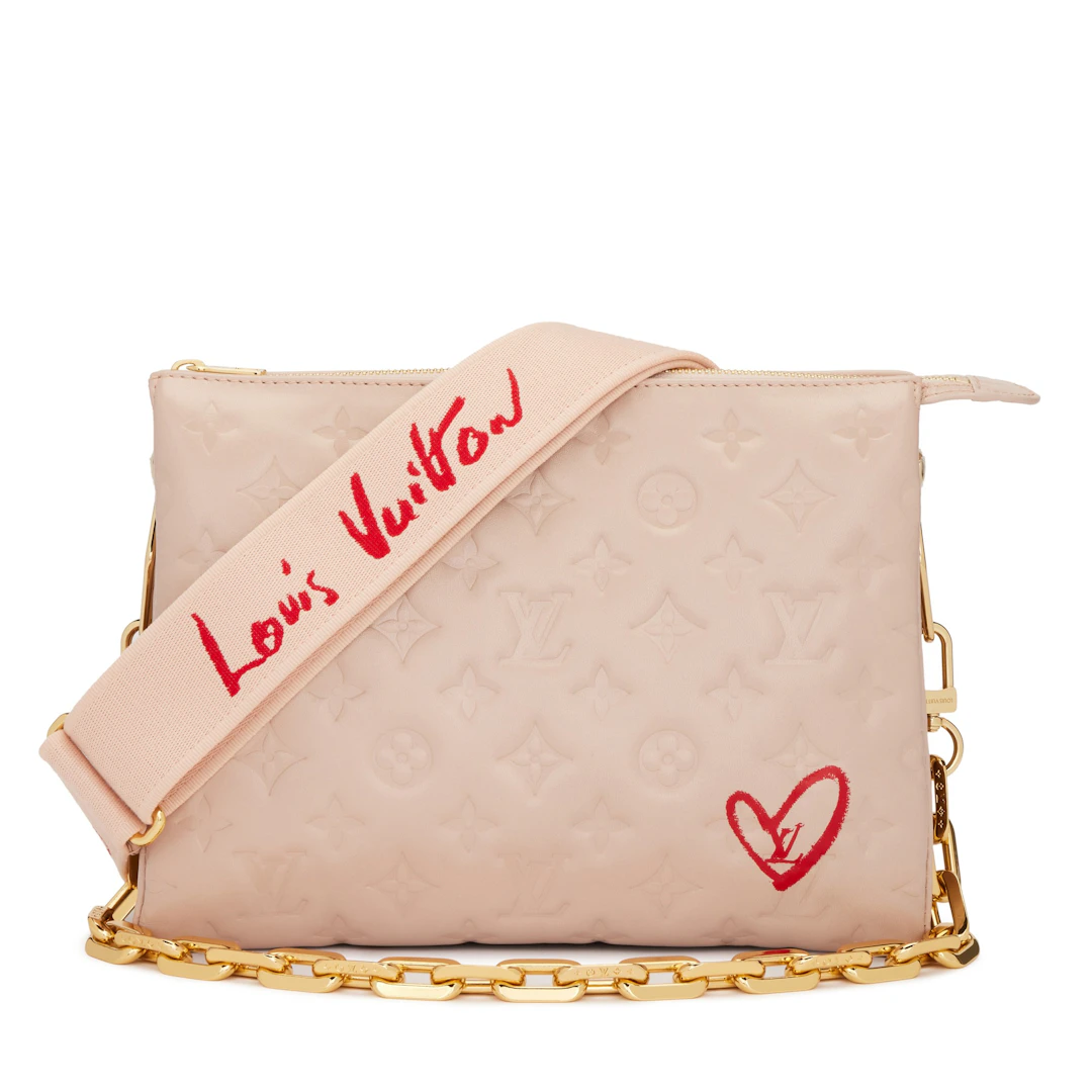 Dragée Monogram Puffy Lambskin Fall In Love Coussin PM Gold Hardware, 2021