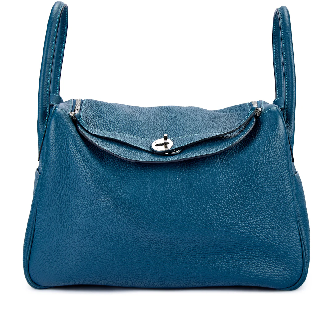 Limited Edition Bleu Colvert Clemence and Turqoise Verso Lindy 34