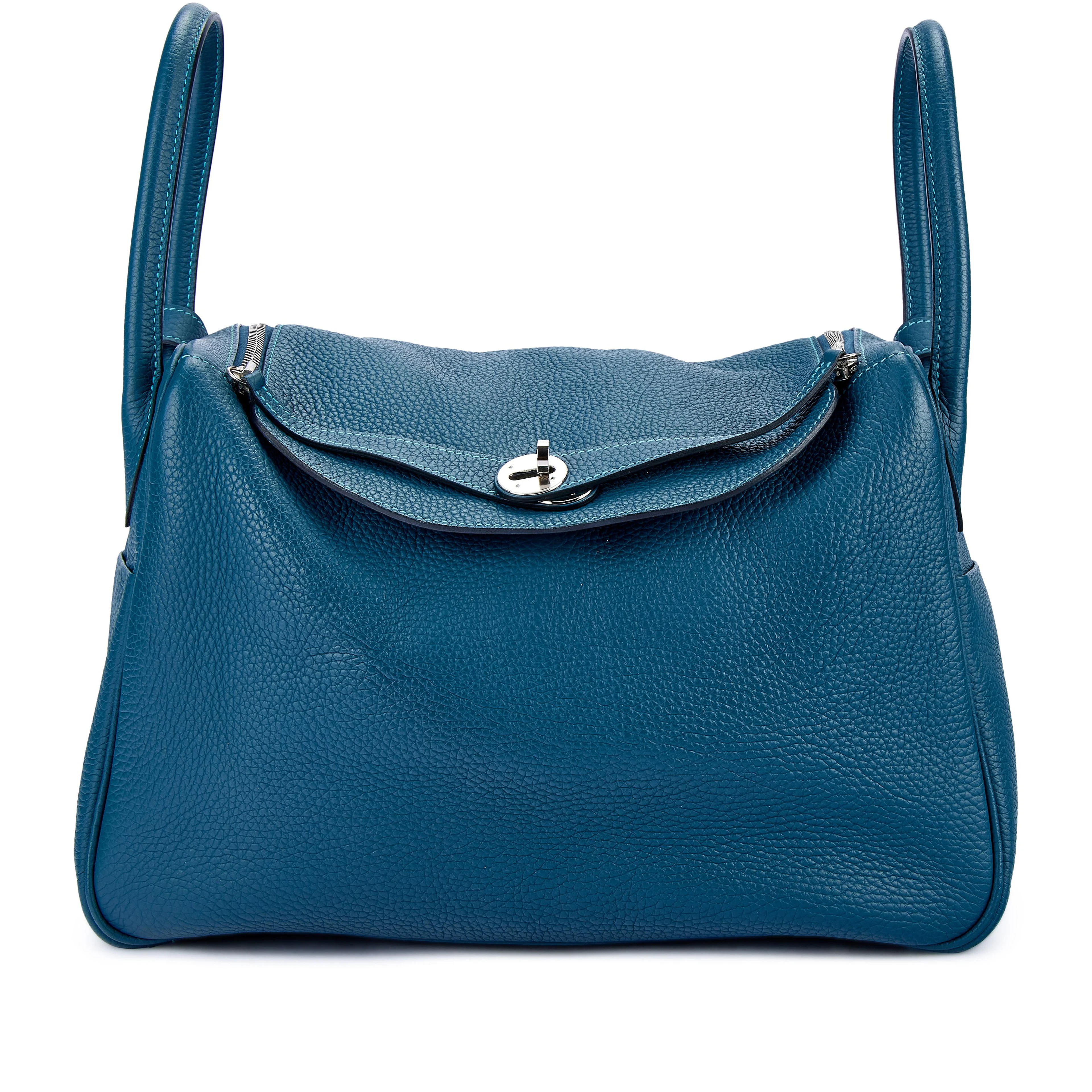 Limited Edition Bleu Colvert Clemence and Turqoise Verso Lindy 34