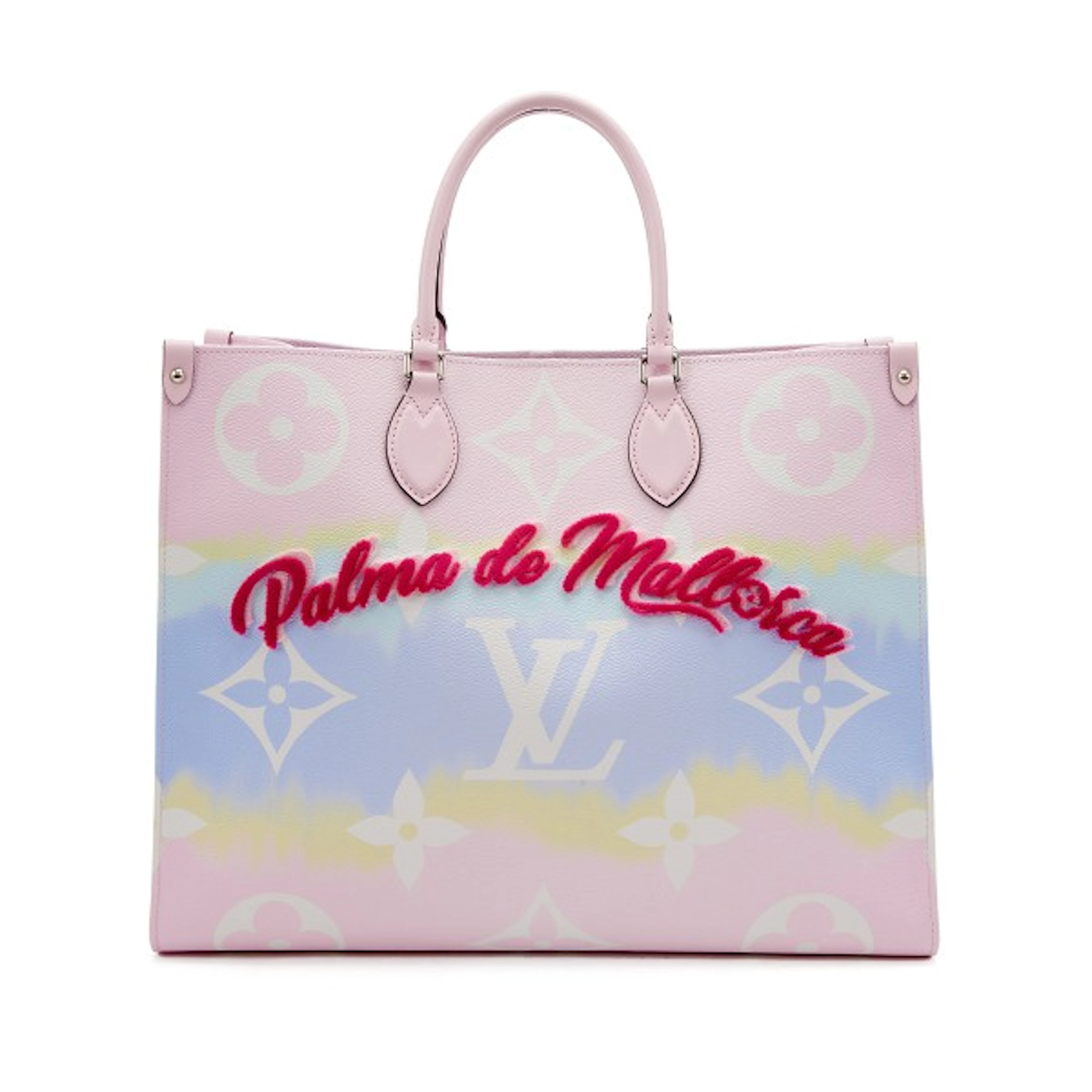 Multicolor Tie Dye Monogram Giant Canvas Palma de Mallorca Onthego