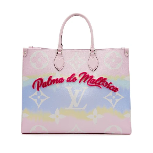 Multicolor Tie Dye Monogram Giant Canvas Palma de Mallorca Onthego